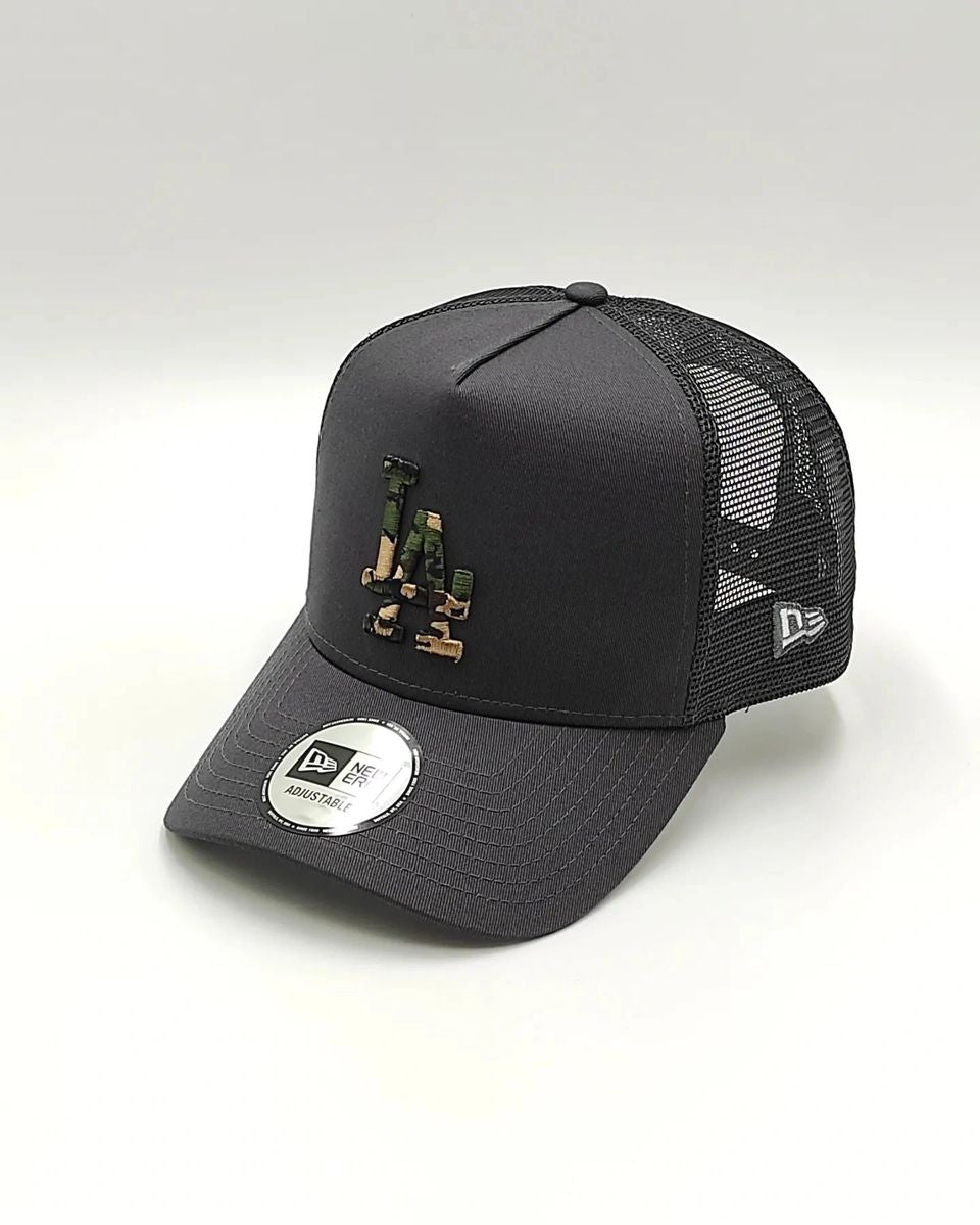 GORRA NEW ERA LOS ÁNGELES DODGERS LOGO CAMO TRUCKER