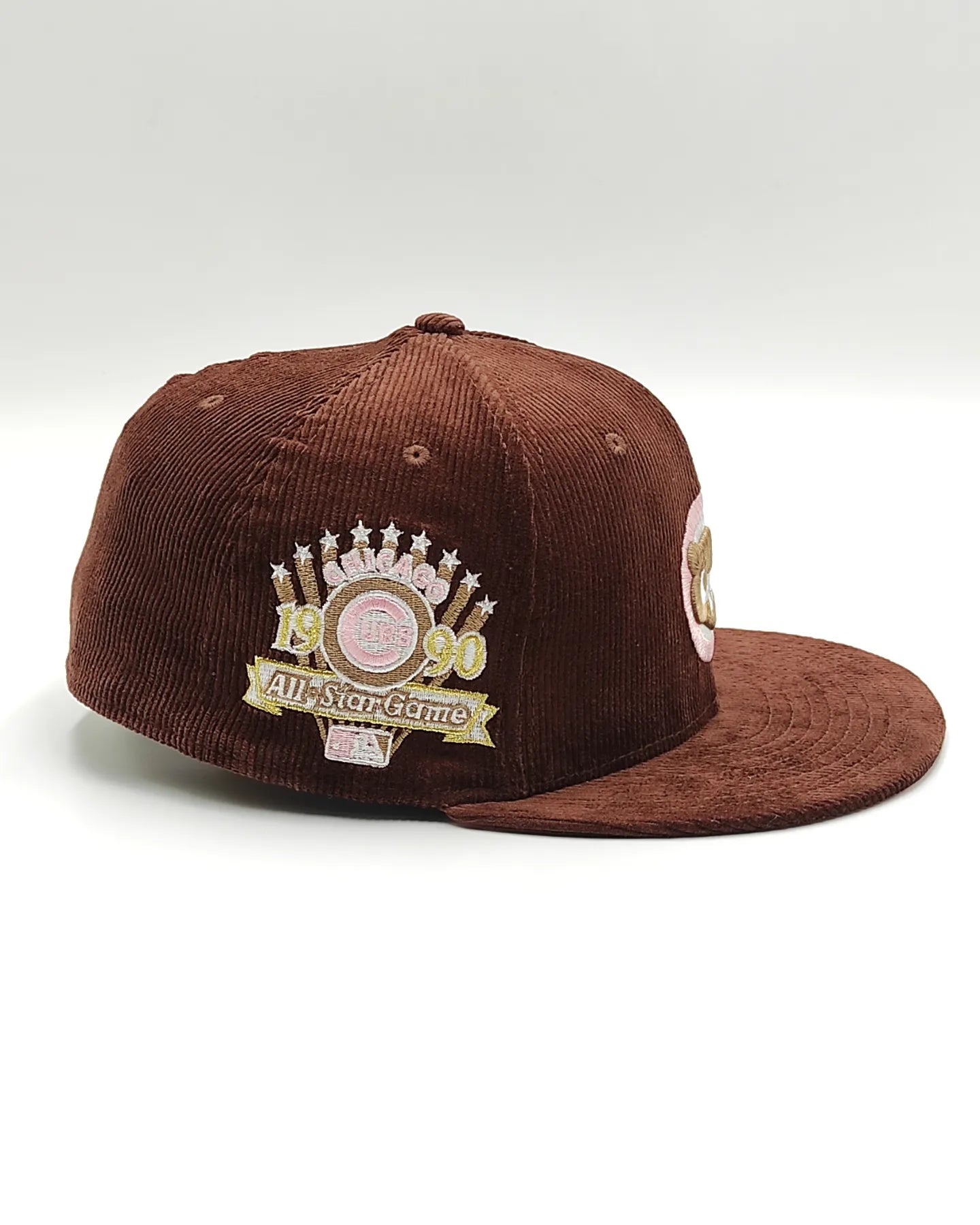 Gorra New Era Chicago Cubs All Star Game 1990 Coffe pink corduroy prime edition 59fifty fitted