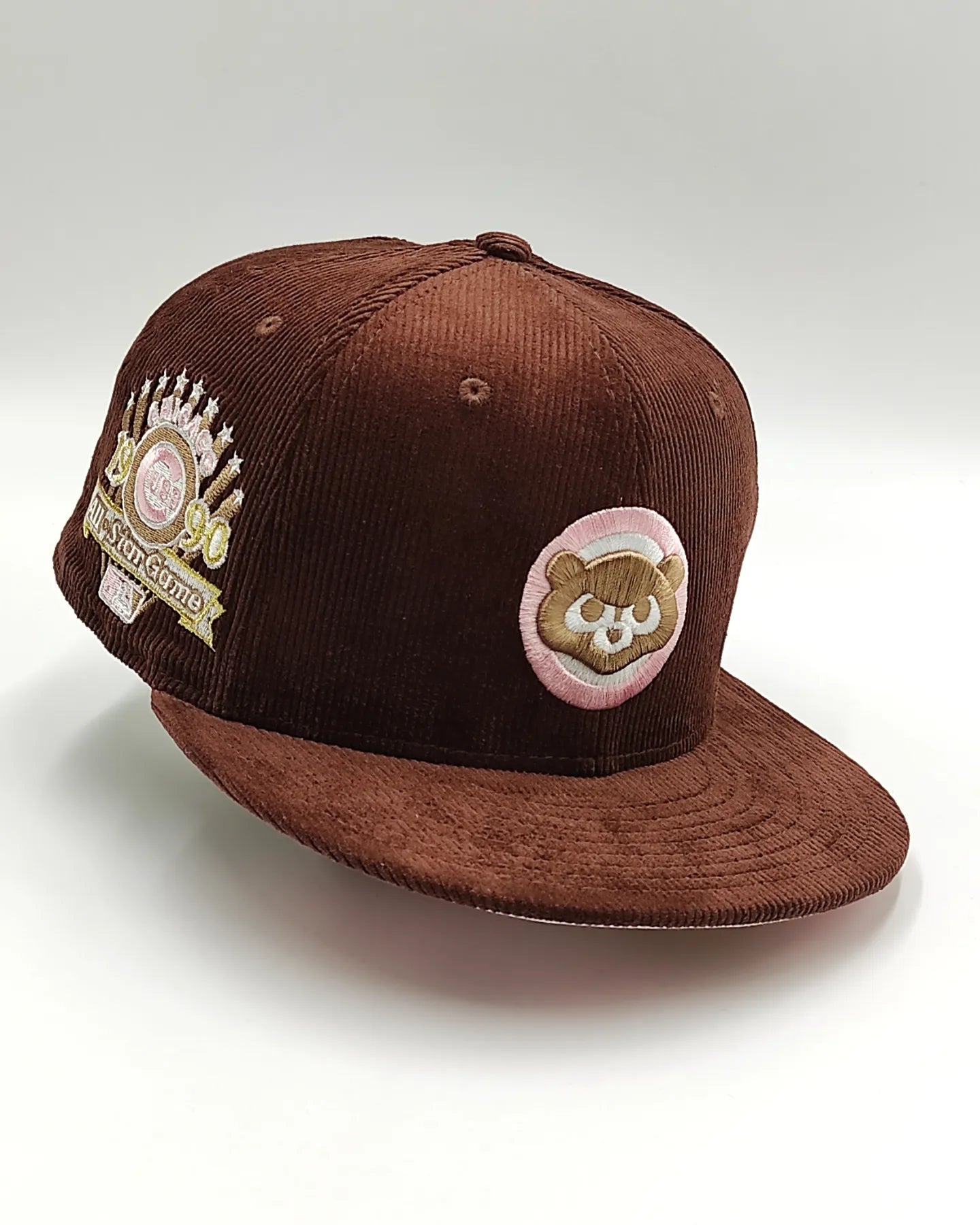 Gorra New Era Chicago Cubs All Star Game 1990 Coffe pink corduroy prime edition 59fifty fitted