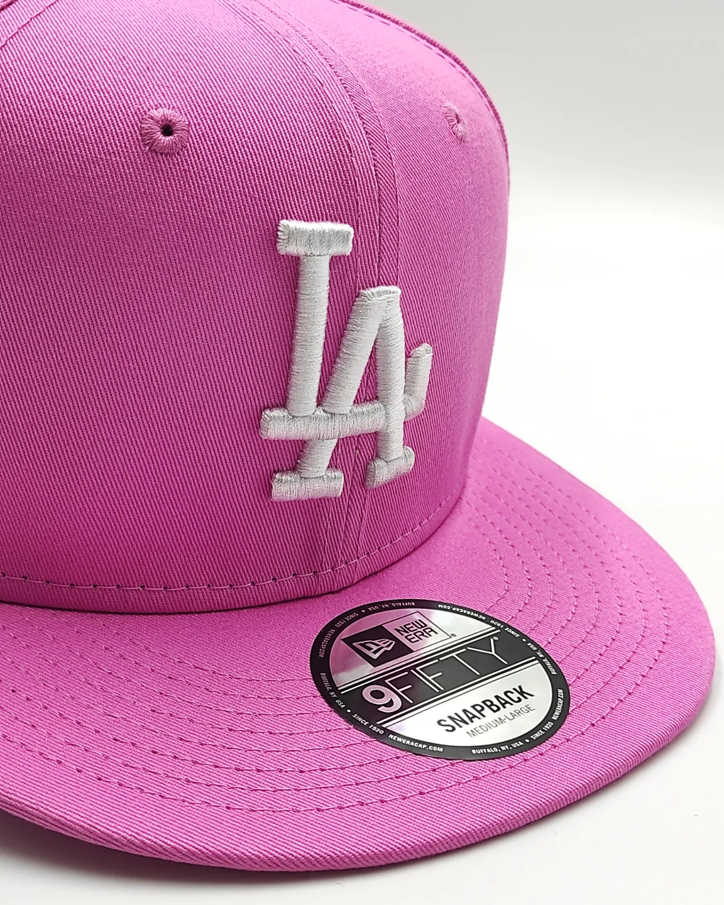 Gorra New Era 9fifty snapback rosa de Los Angeles Dodgers