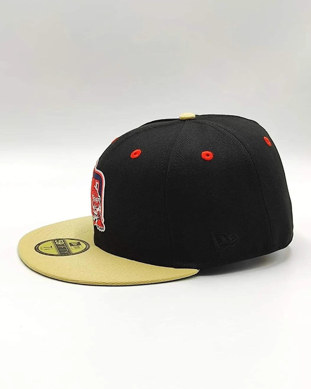Gorra New Era 59fifty "Big Easy" Detroit Tigers con parche de aniversario - negra, tostada