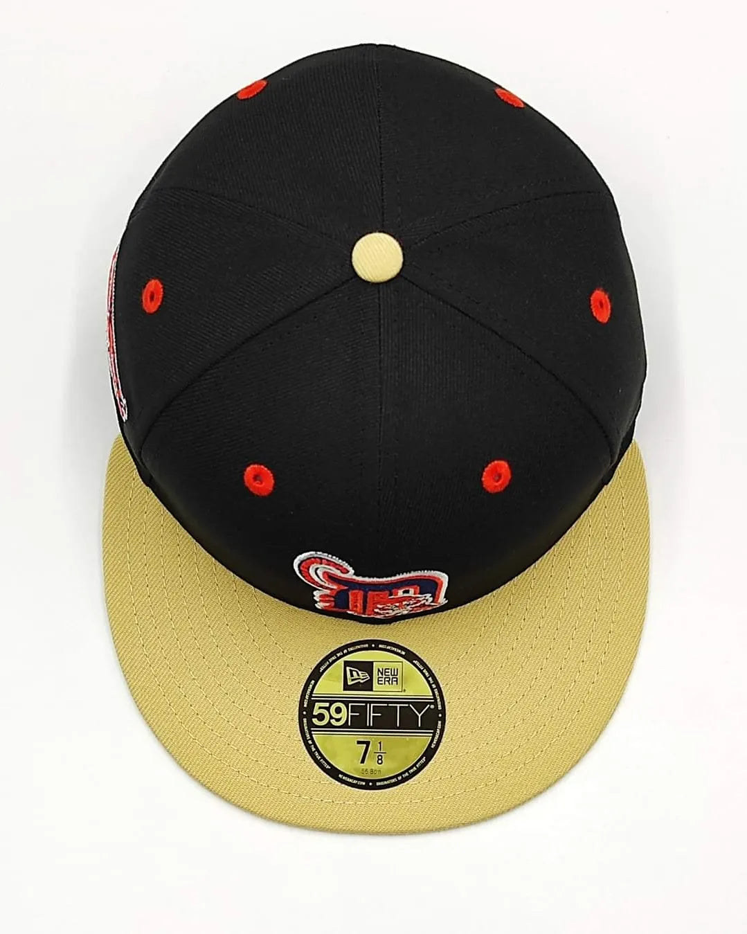 Gorra New Era 59fifty "Big Easy" Detroit Tigers con parche de aniversario - negra, tostada