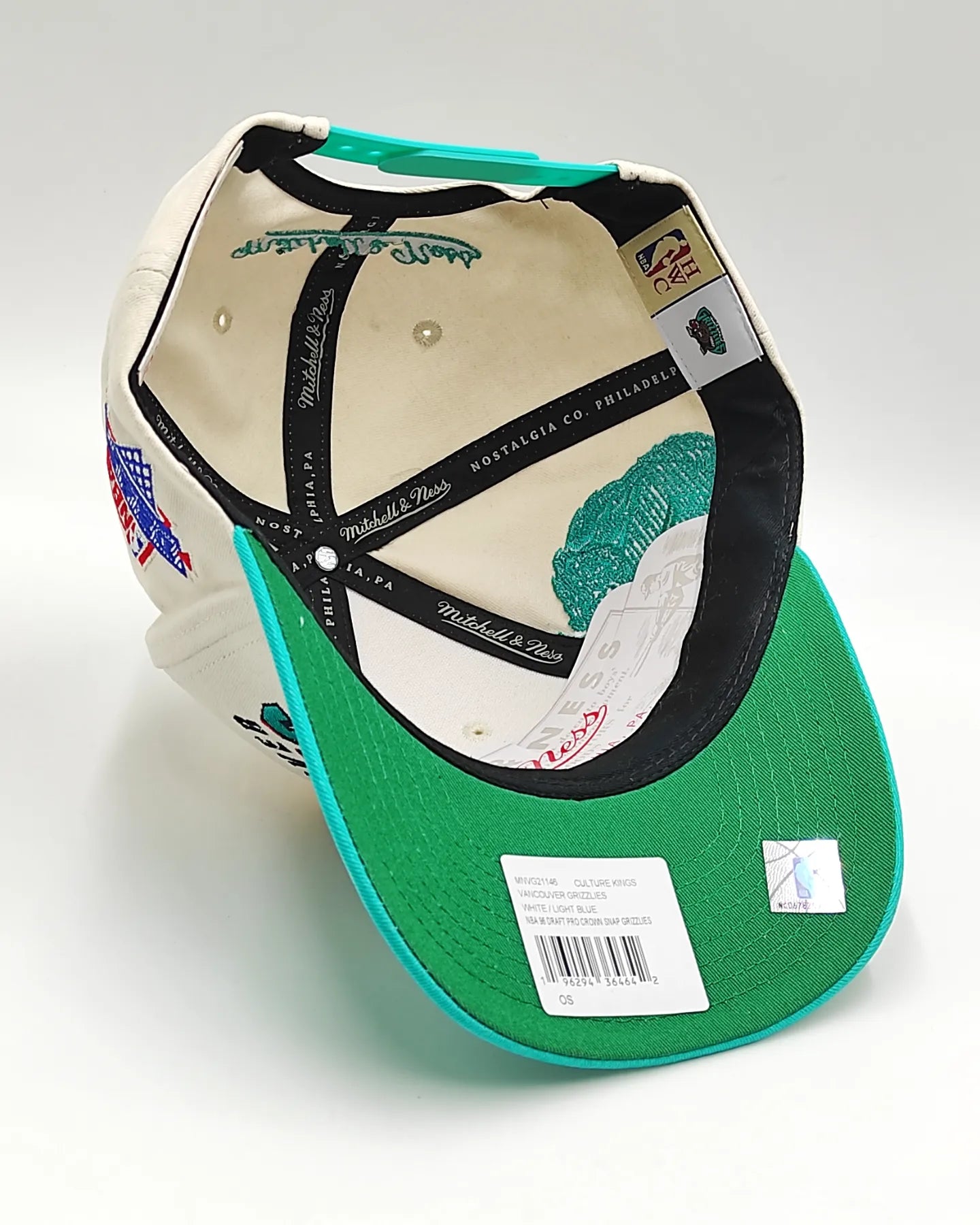 Mitchell And ness Vancouver Grizzlies '96 Draft' Gorra con cierre ajustable Pro Crown