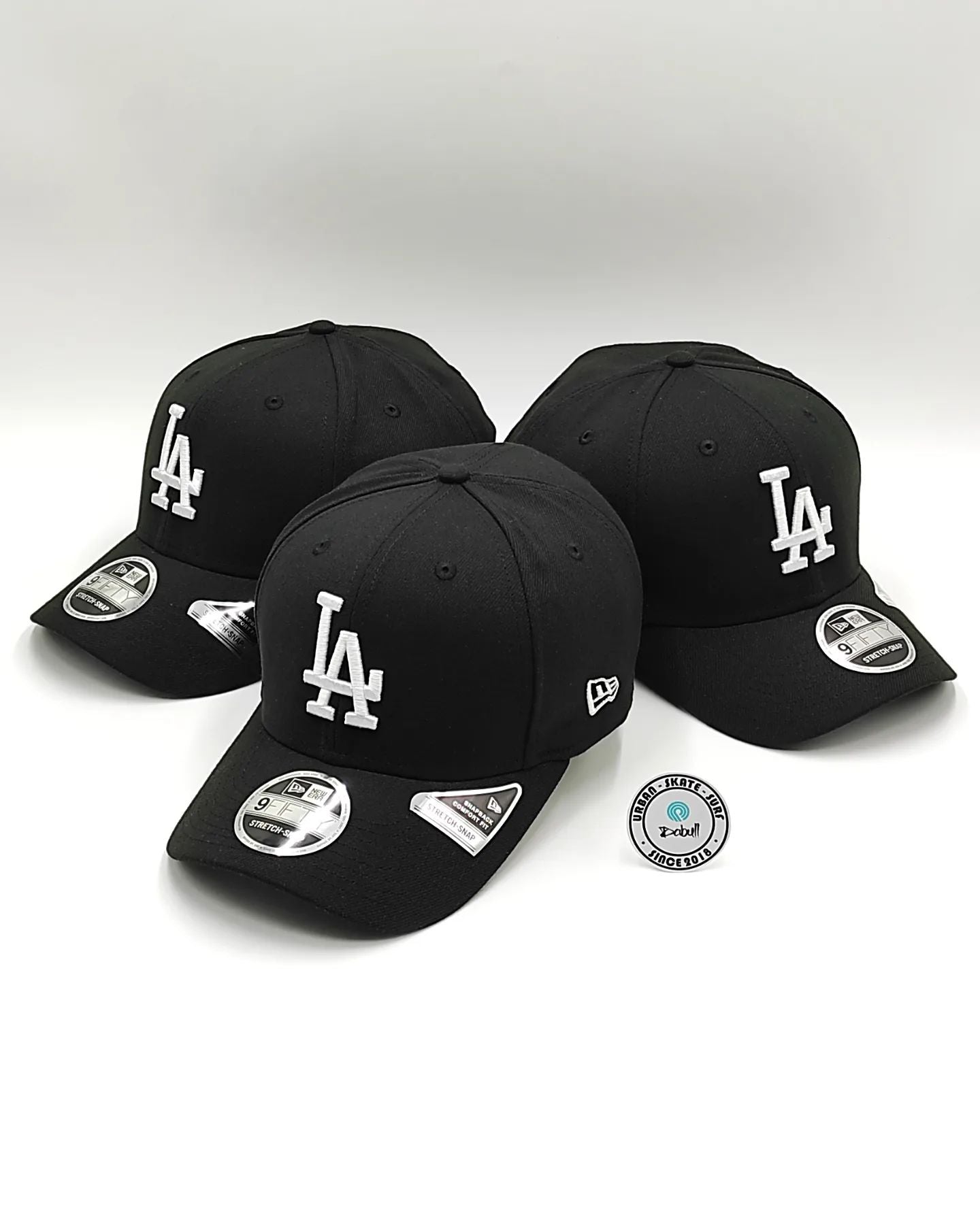 GORRA NEW ERA LOS ANGELES DODGERS NEGRA 9FIFTY STRECH SNAP