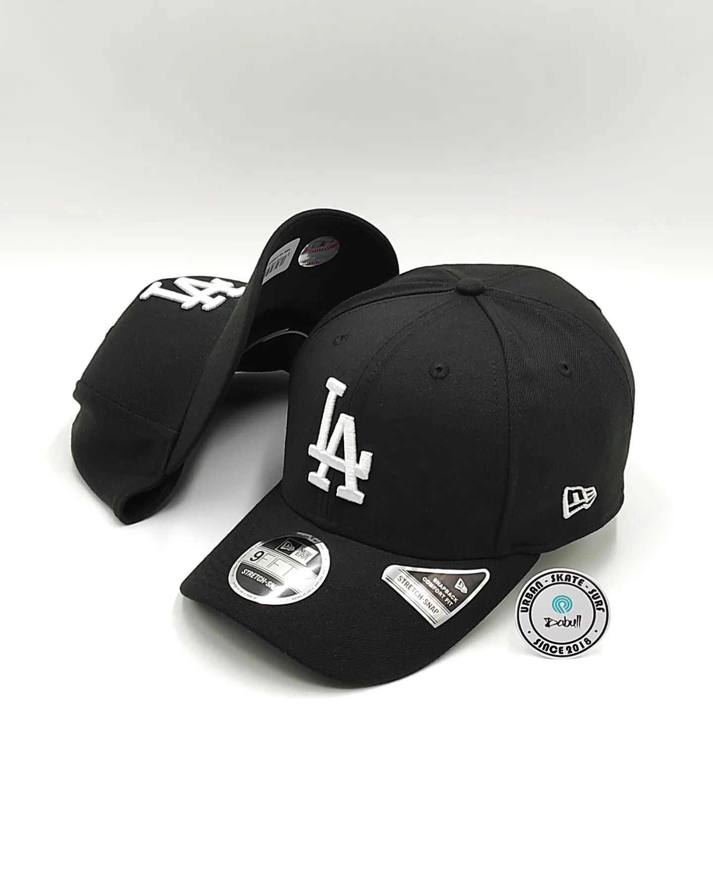 GORRA NEW ERA LOS ANGELES DODGERS NEGRA 9FIFTY STRECH SNAP