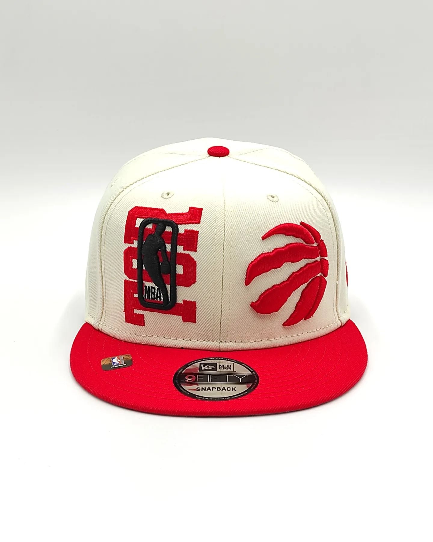Toronto Raptors New Era 2022 NBA Draft 9FIFTY Adjustable Snapback Hat – Cream/Red