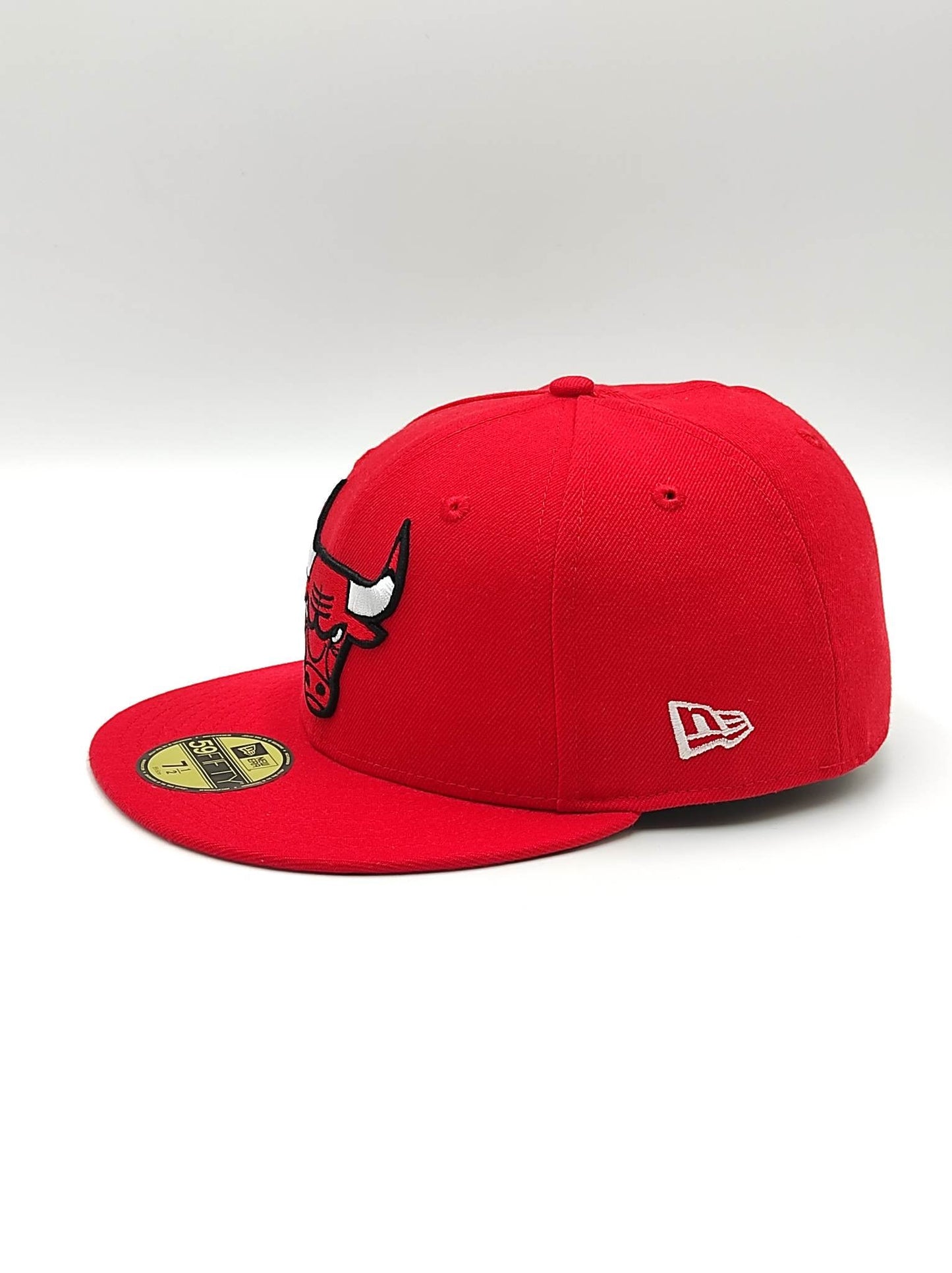 Gorra New Era 59fifty de los Chicago Bulls roja de la NBA