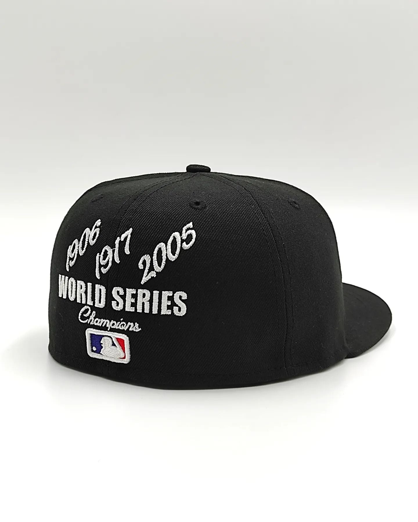Gorra Ajustada Exclusiva New Era 59Fifty CROWN CHAMPS 3 Veces Campeones Chicago White Sox - Negra
