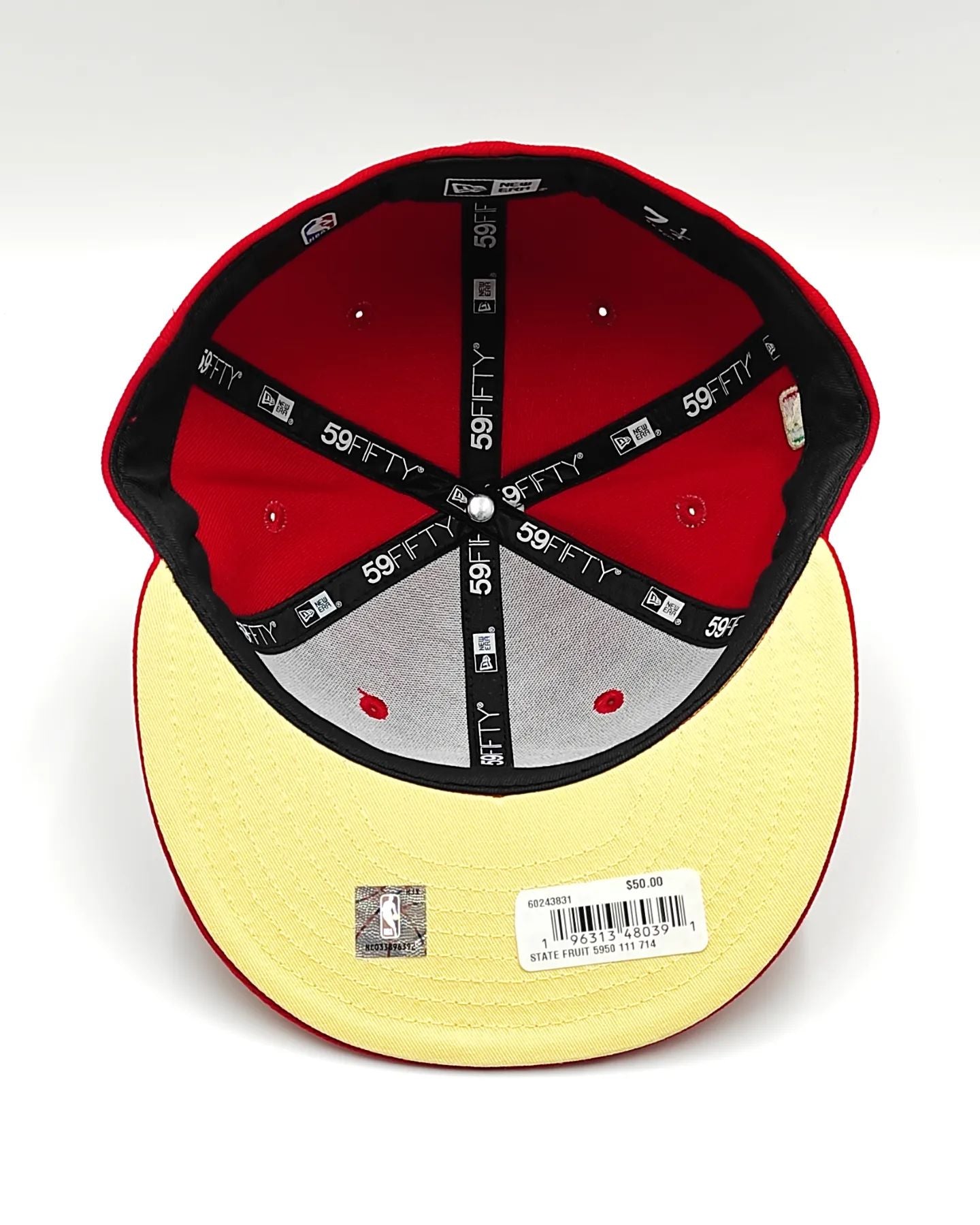 New Era 59fifty State Fruit Brooklyn Nets Eastern Conference Cap - Red