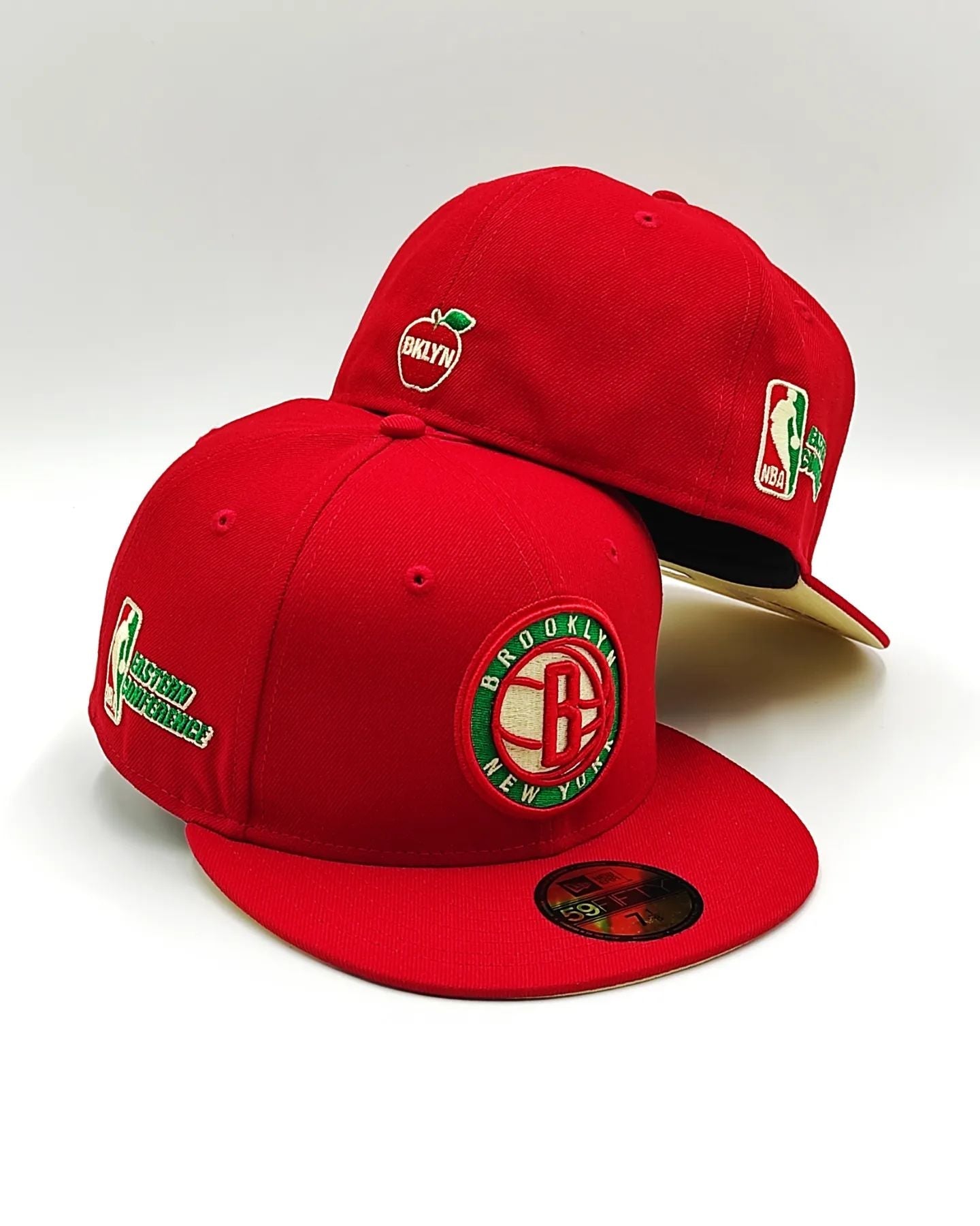 New Era 59fifty State Fruit Brooklyn Nets Eastern Conference Cap - Red