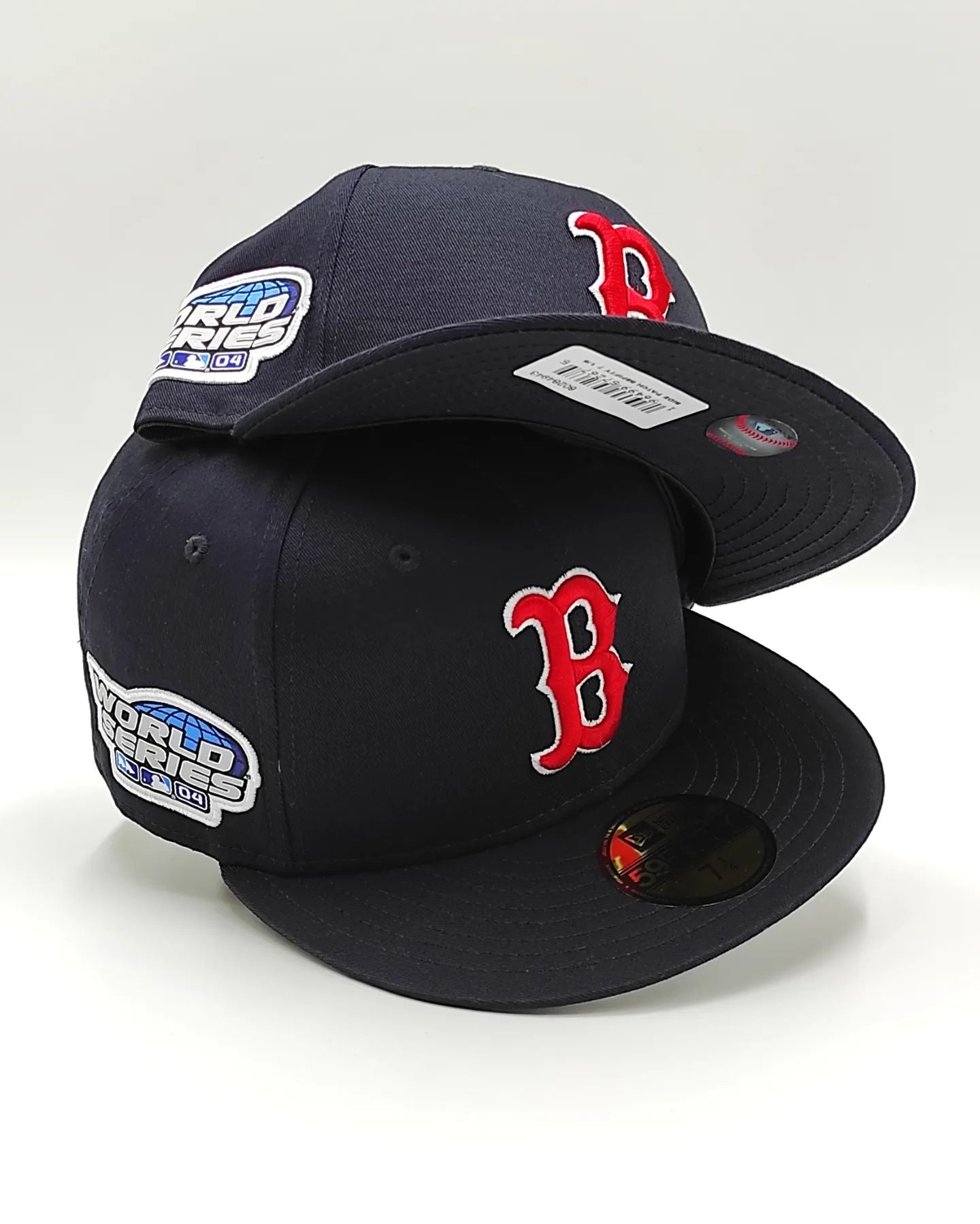 Gorra New Era Boston Red Sox con parche lateral de la Serie Mundial 59Fifty