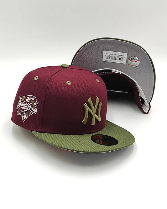 Gorra New Era N.Y Yankees 59fifty de la Serie Mundial colección Trail Mix.