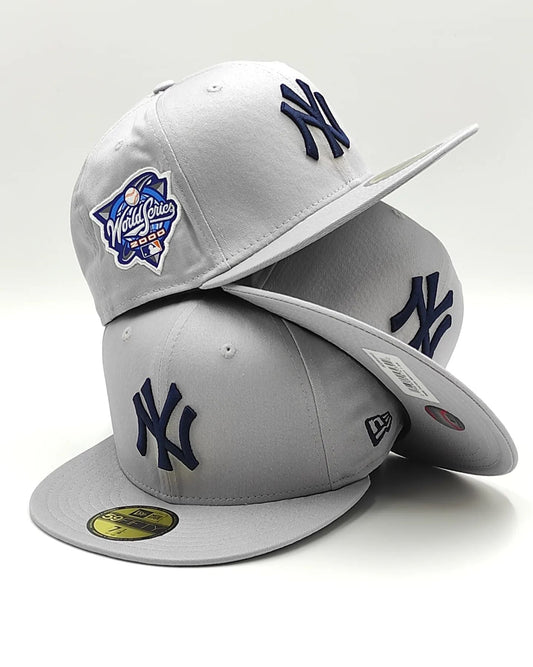 Gorra New Era 59Fifty de los New York Yankees con parche lateral de la Serie Mundial