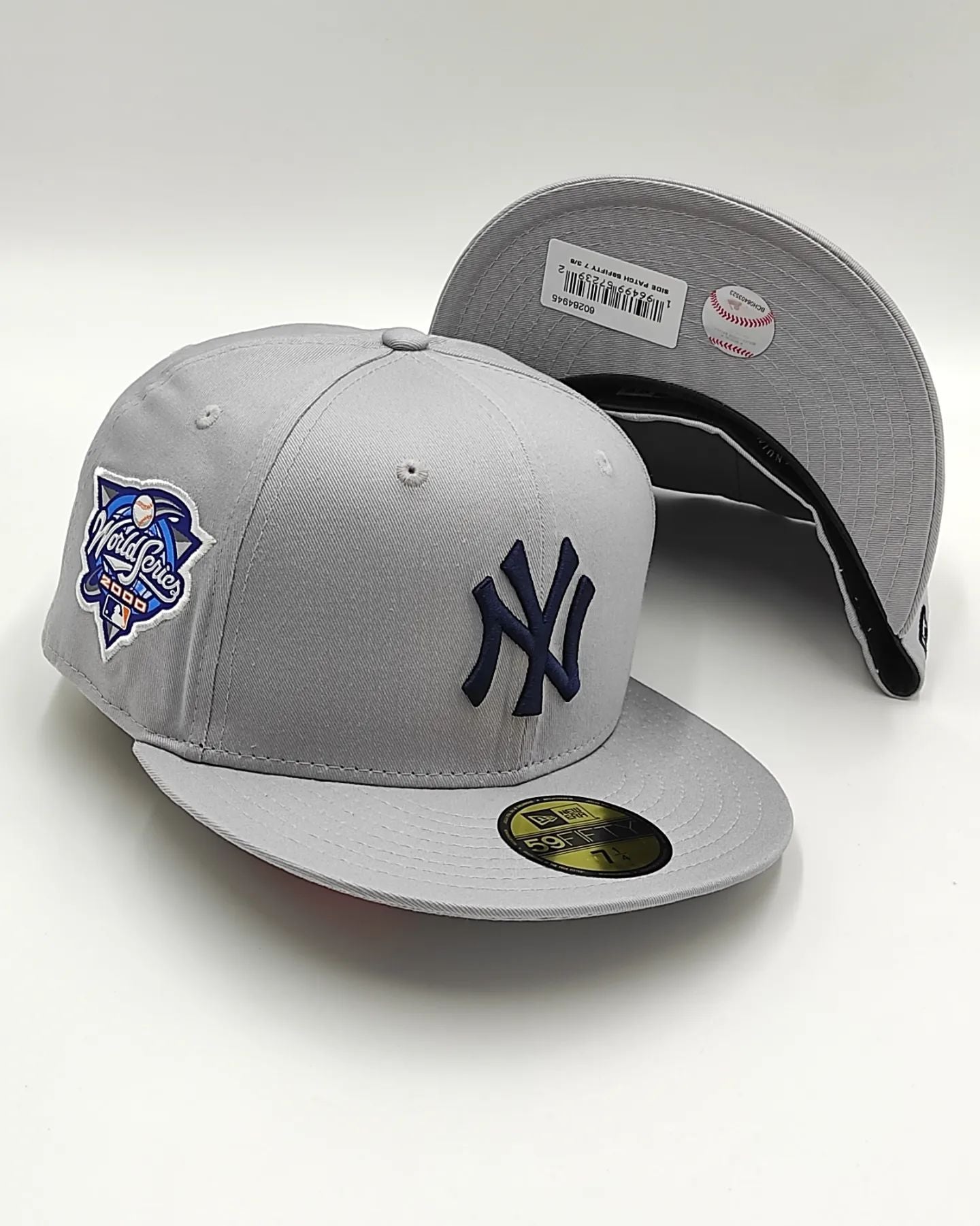 Gorra New Era 59Fifty de los New York Yankees con parche lateral de la Serie Mundial