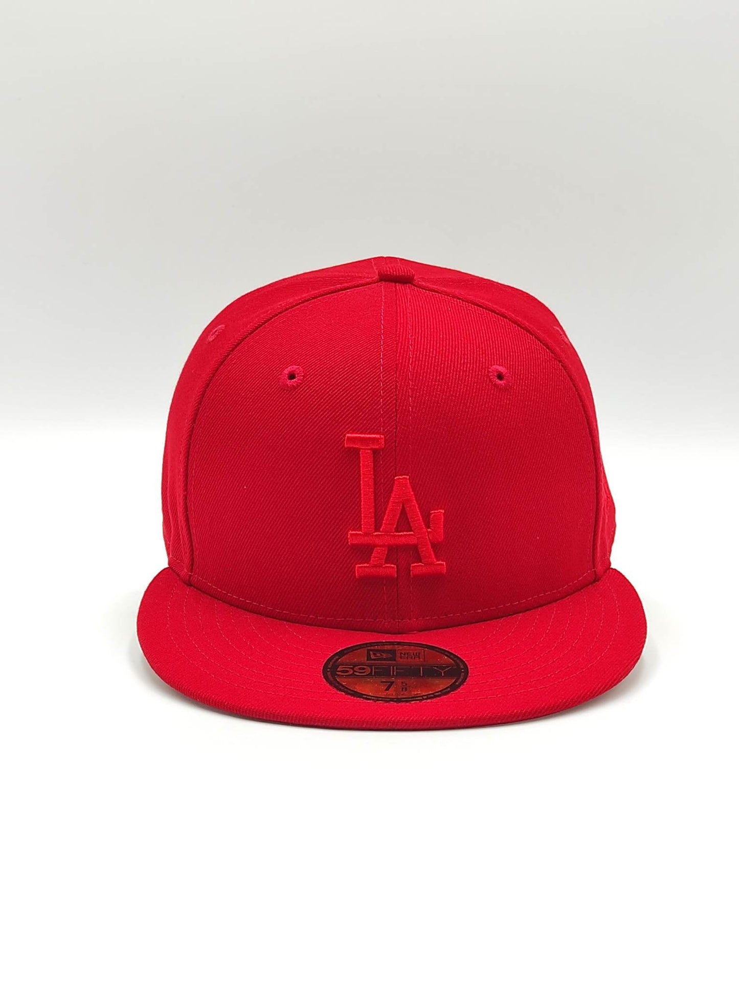Gorra New Era Los Angeles Dodgers 59fifty rojo liso