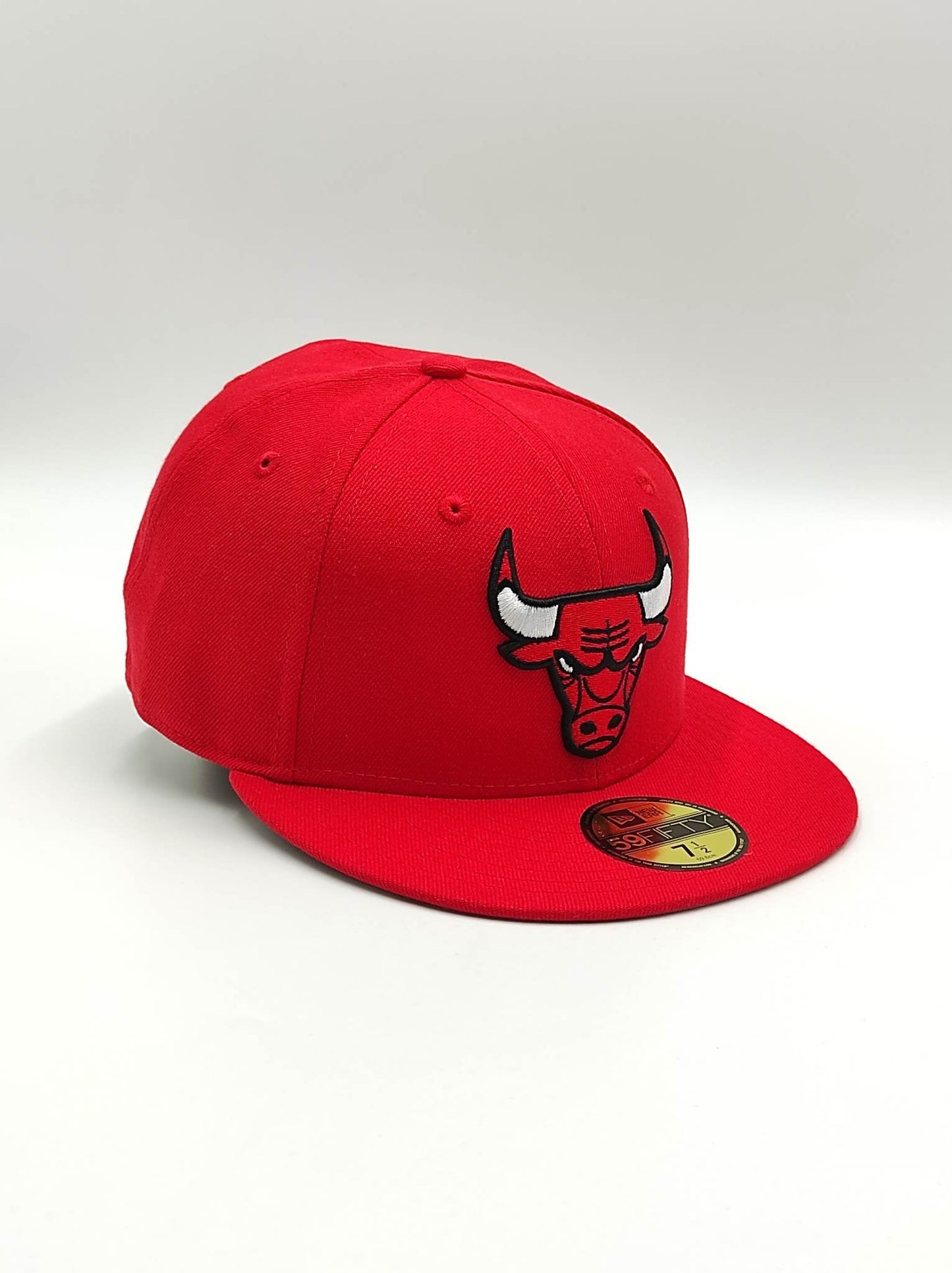 Gorra New Era 59fifty de los Chicago Bulls roja de la NBA