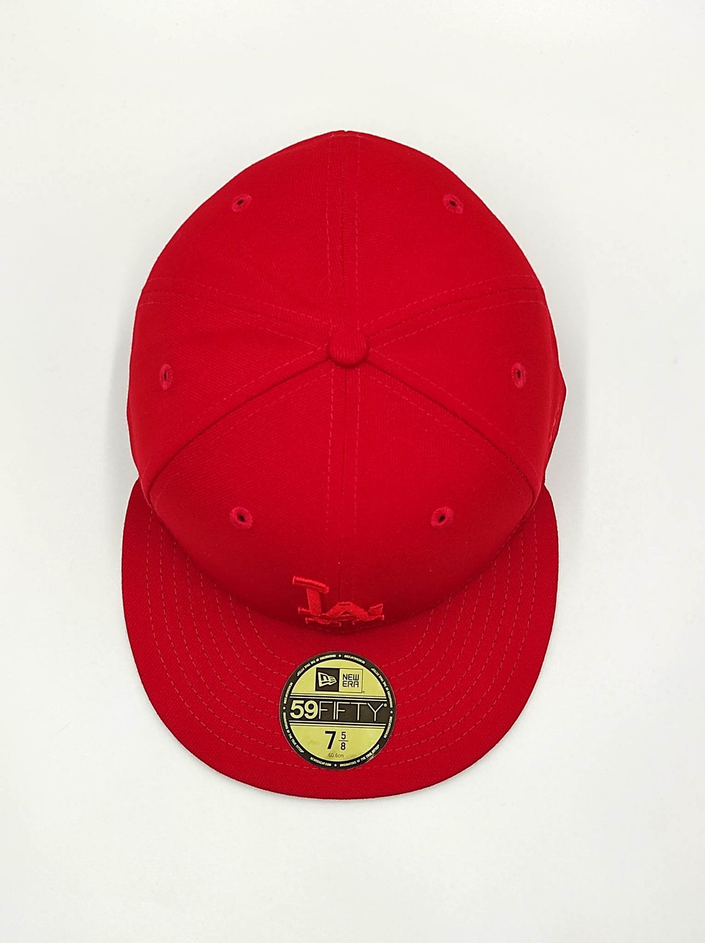 Gorra New Era Los Angeles Dodgers 59fifty rojo liso