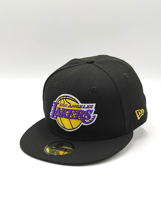 Gorra New Era 59fifty de Los Angeles Lakers negra