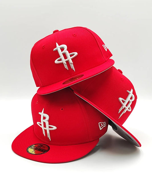 New Era Houston Rockets 5950 Roja sólida