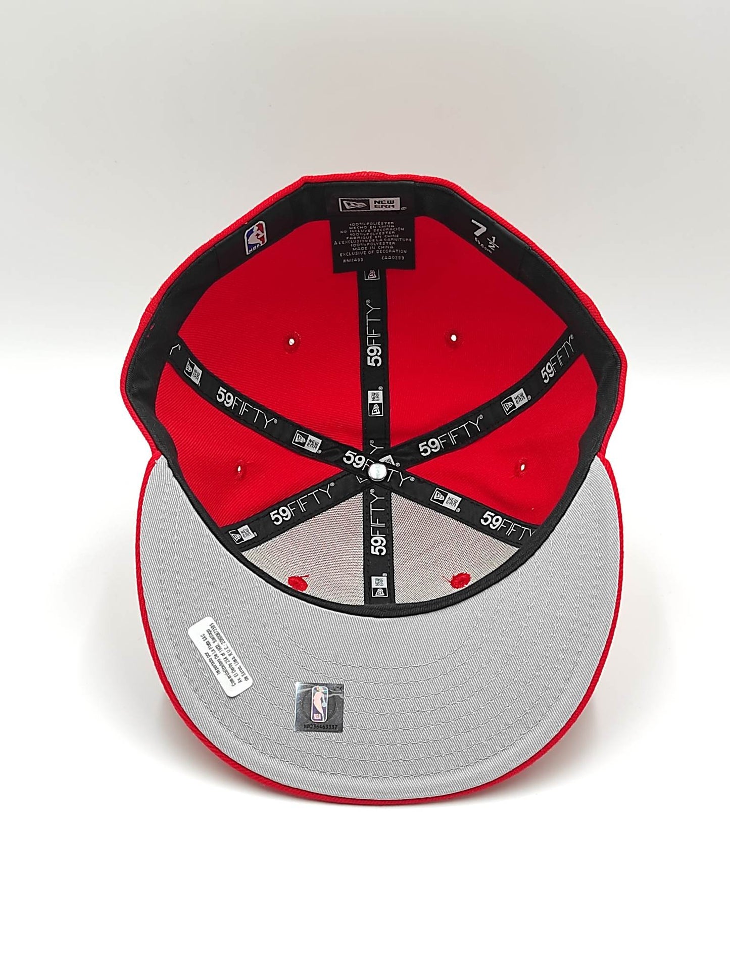Gorra New Era 59fifty de los Chicago Bulls roja de la NBA