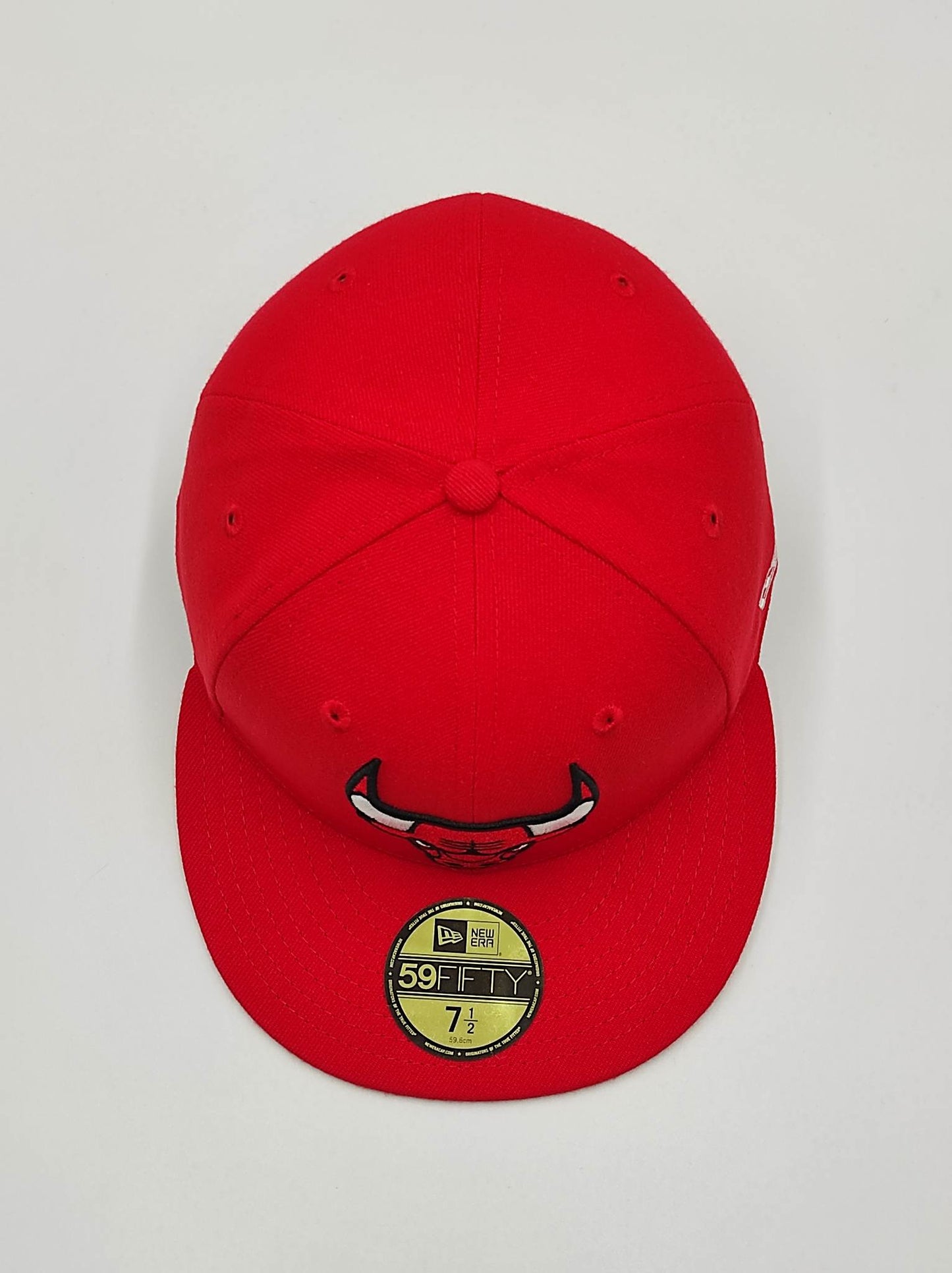 Gorra New Era 59fifty de los Chicago Bulls roja de la NBA