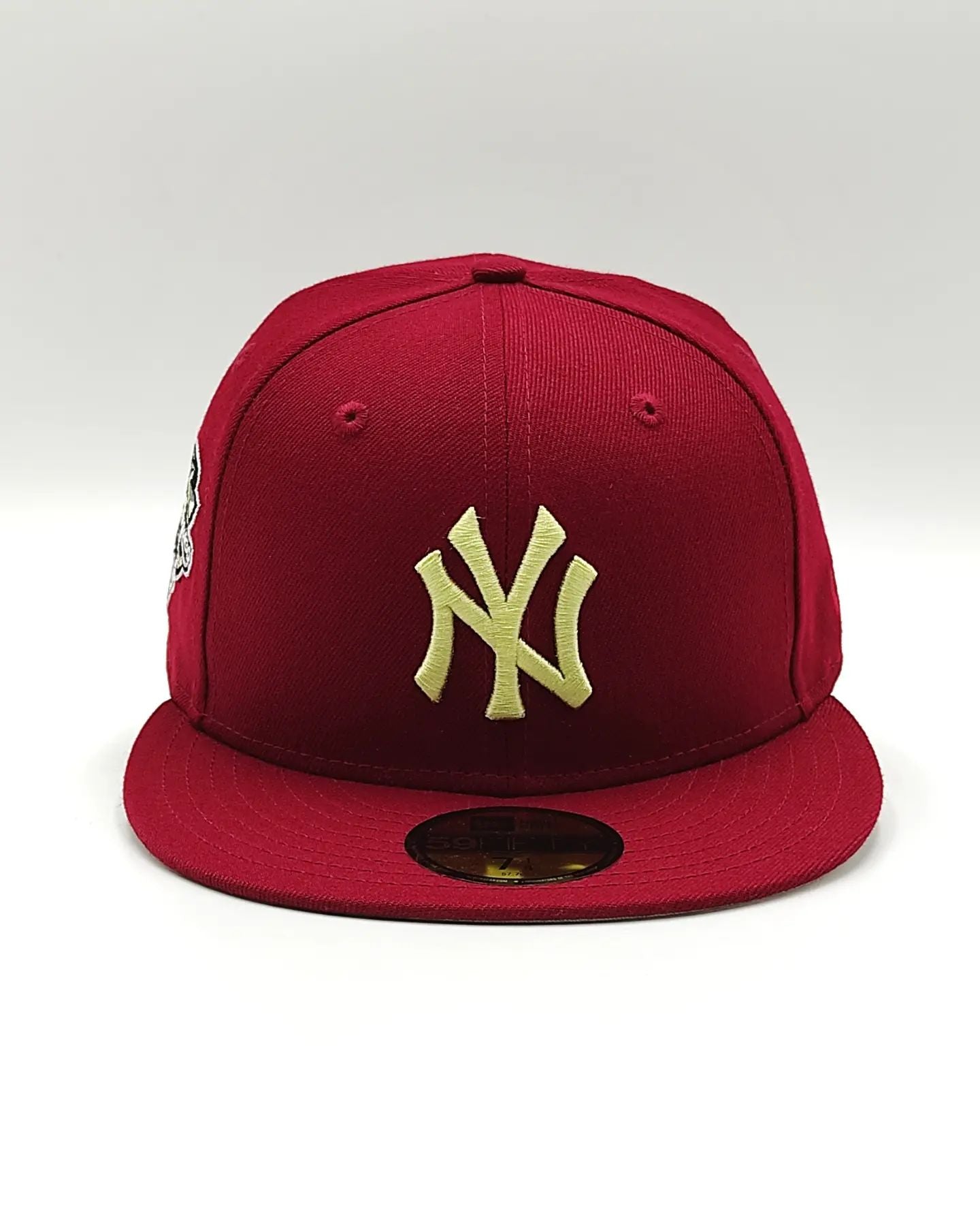 Exclusiva New Era 59fifty Beanpack New York Yankees parche Serie Mundial 2000 / rojo cardenal camel