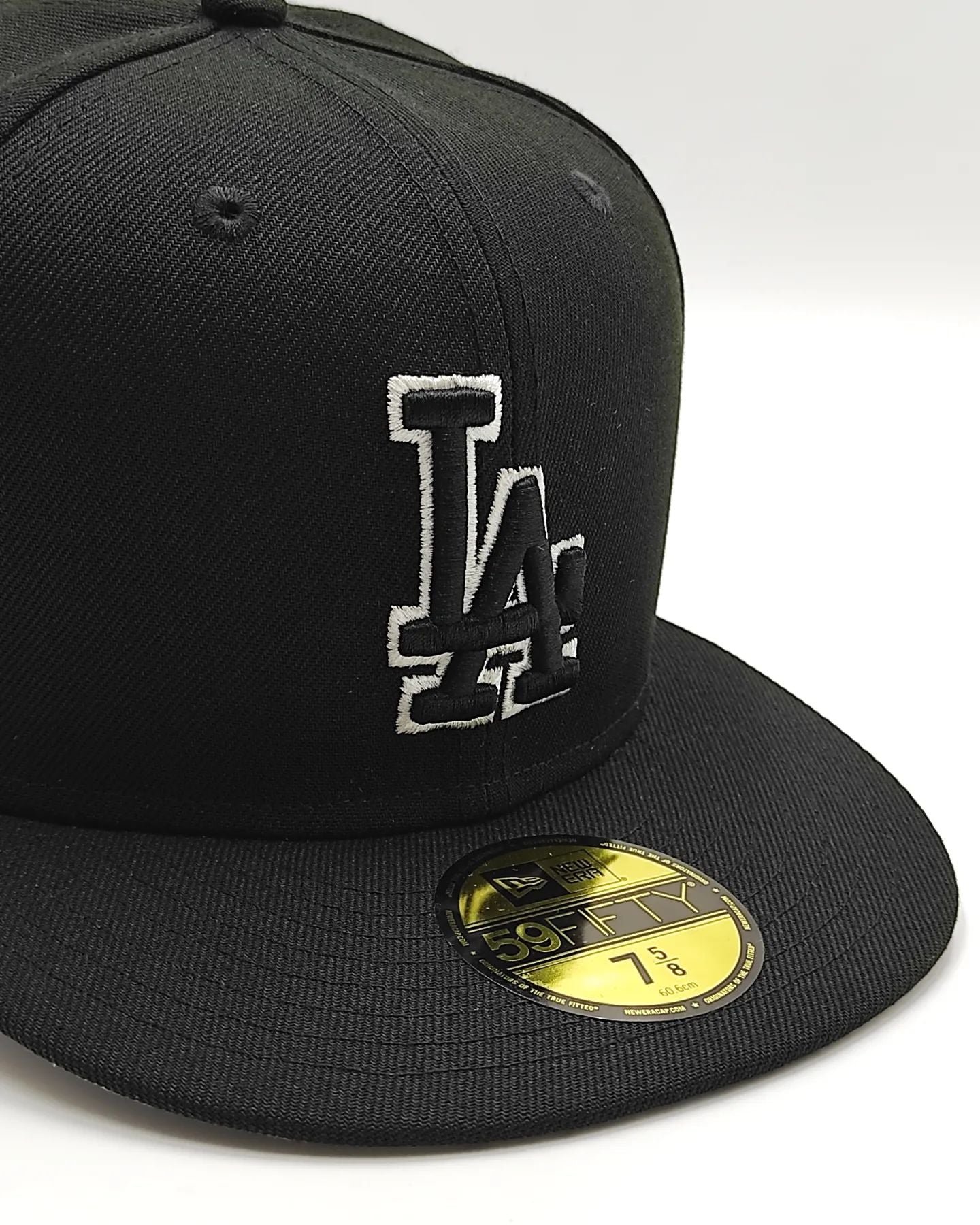 New Era 59FIFTY Los Angeles Dodgers Parche 60 Aniversario / Negro - blanco