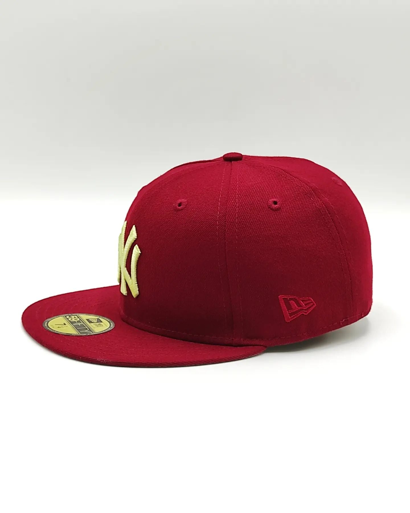 Exclusiva New Era 59fifty Beanpack New York Yankees parche Serie Mundial 2000 / rojo cardenal camel