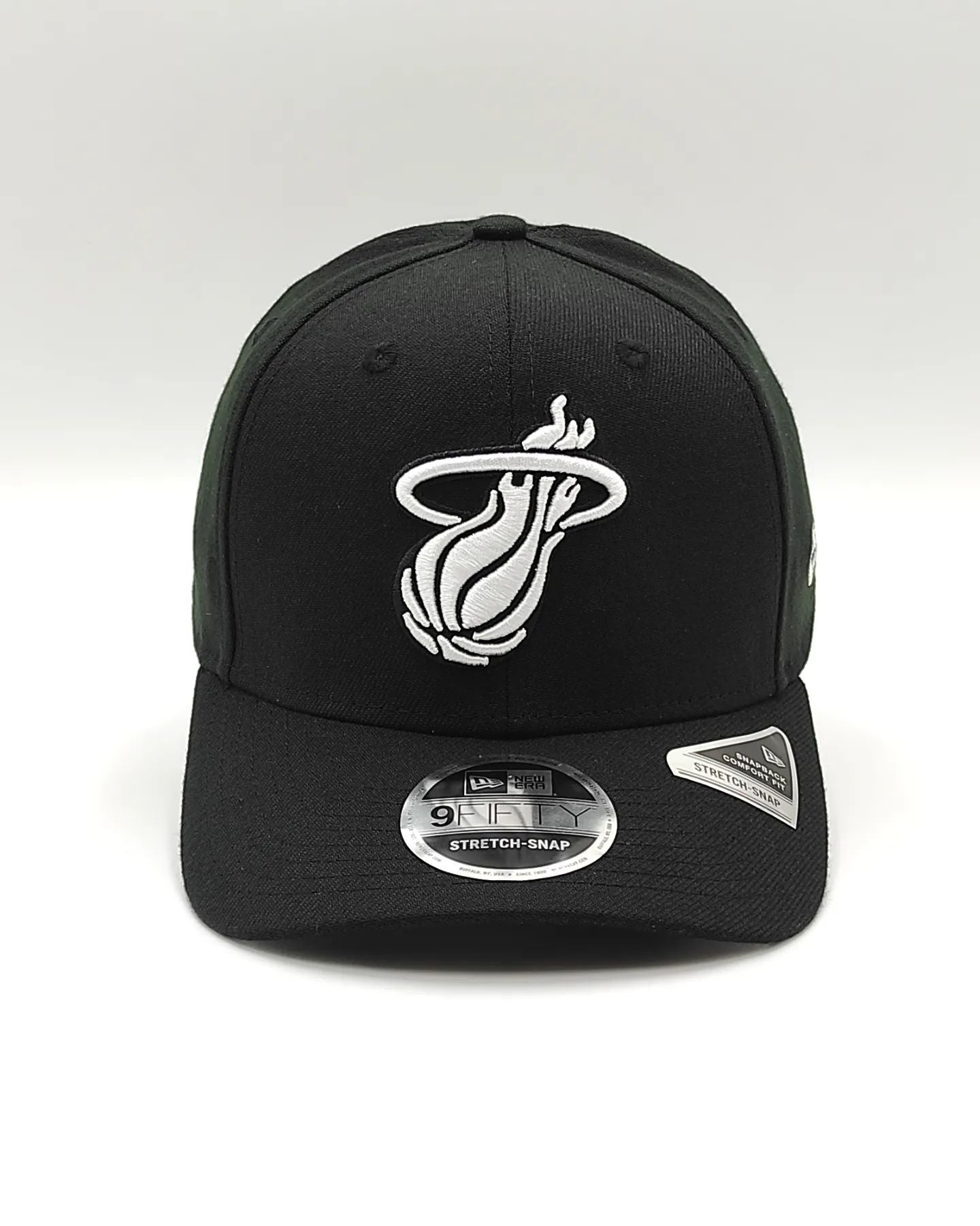 New Era Miami Heat 9fifty strech snapback negra