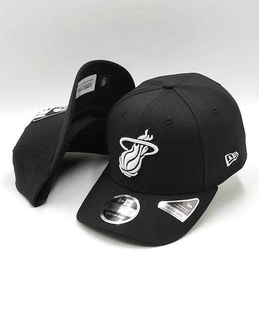 New Era Miami Heat 9fifty strech snapback negra