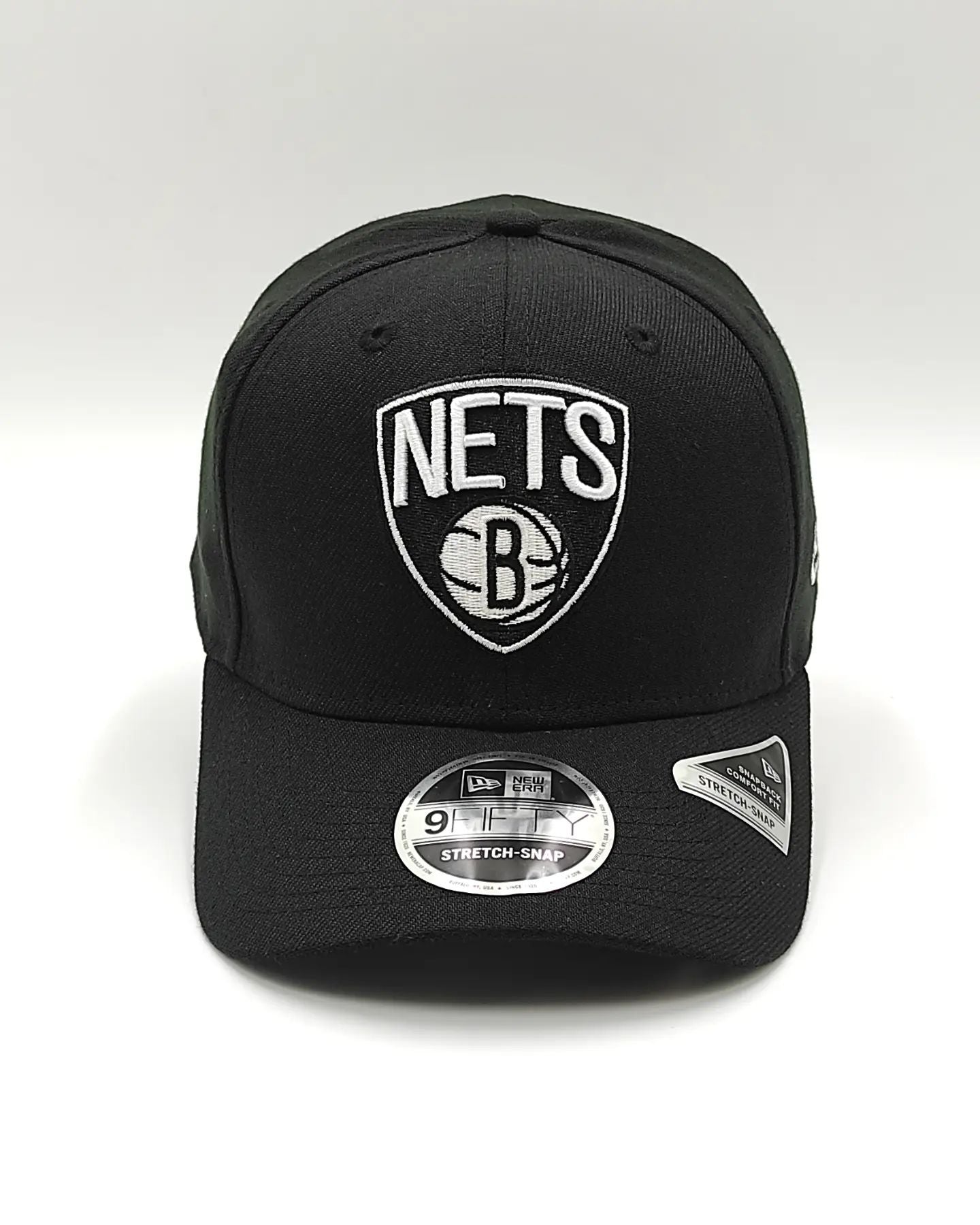 Gorra New Era Brooklyn Nets 9fifty strech snapback negra