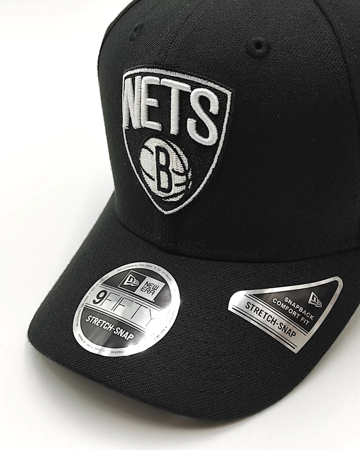 Gorra New Era Brooklyn Nets 9fifty strech snapback negra