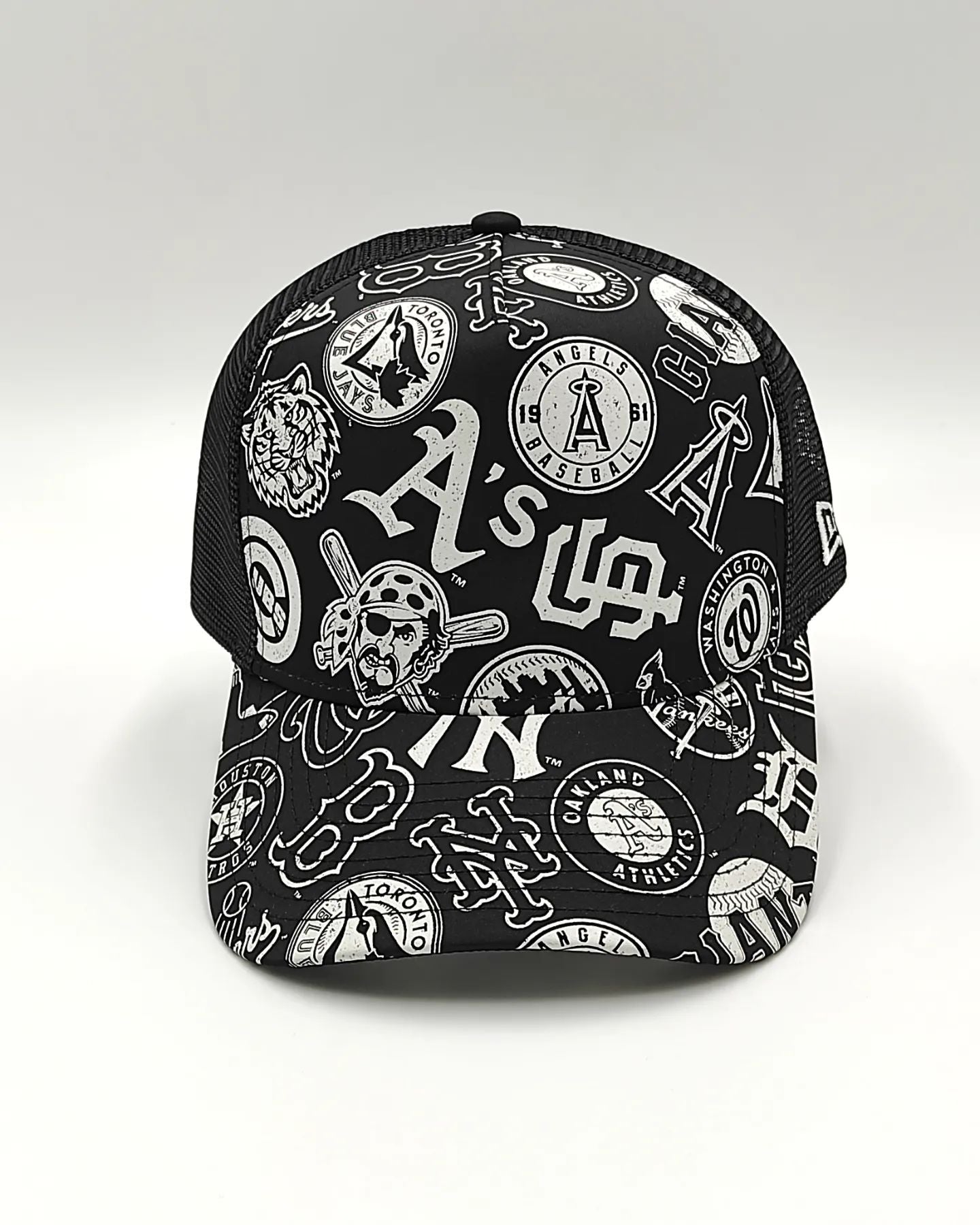 New Era Camionero MLB de ALL-OVER Edición Negro