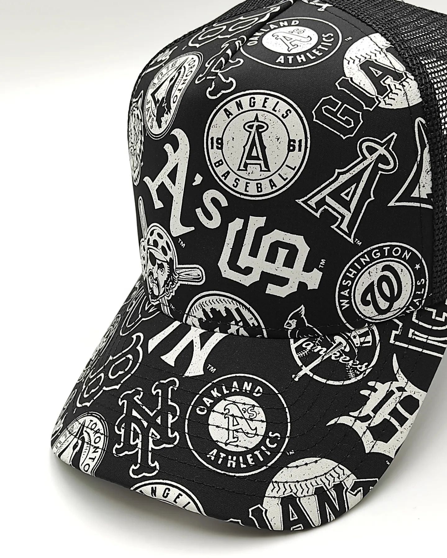 New Era Camionero MLB de ALL-OVER Edición Negro