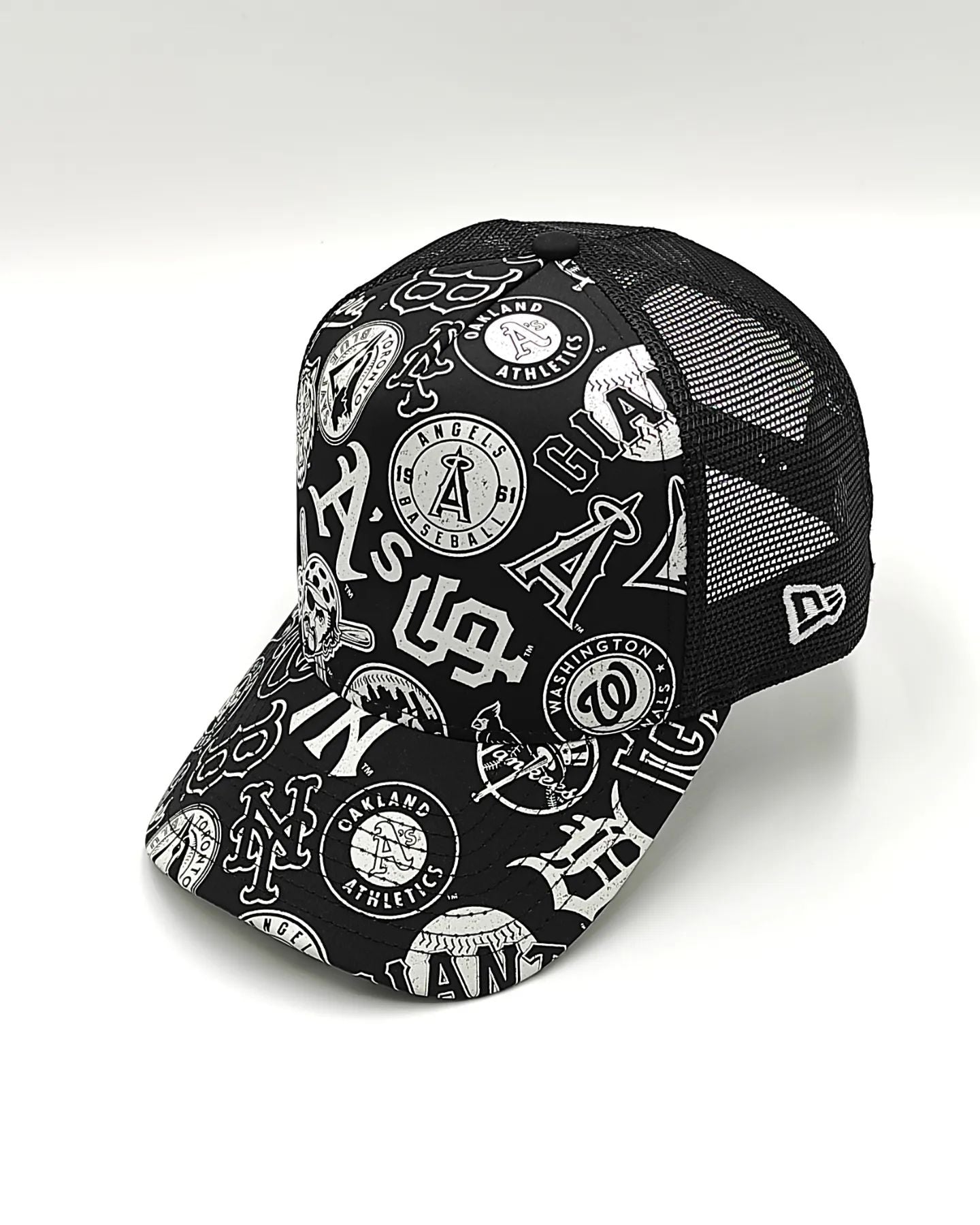 New Era Camionero MLB de ALL-OVER Edición Negro