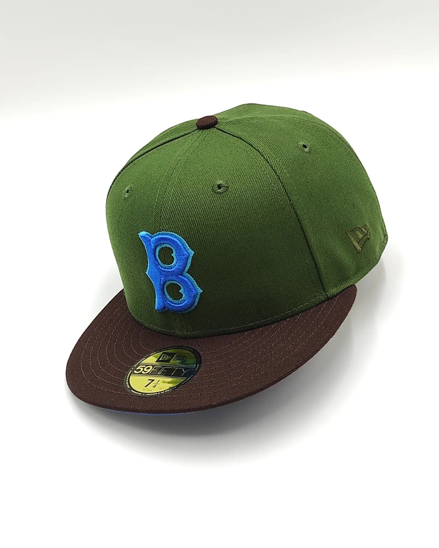 Gorra exclusiva New Era 59fifty parques Boston Red Sox 1946 parche All Star Game Olivo Marrón