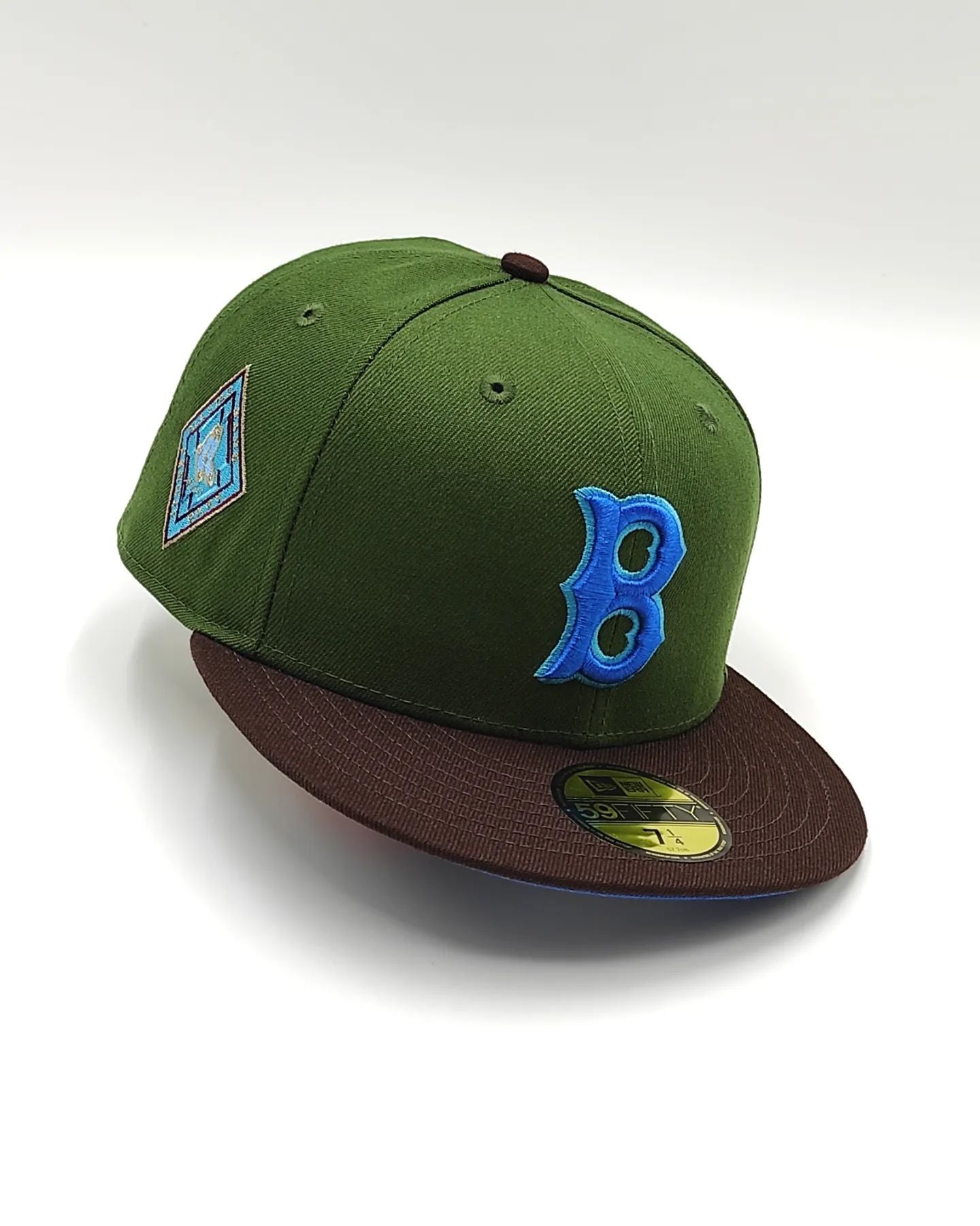Gorra exclusiva New Era 59fifty parques Boston Red Sox 1946 parche All Star Game Olivo Marrón