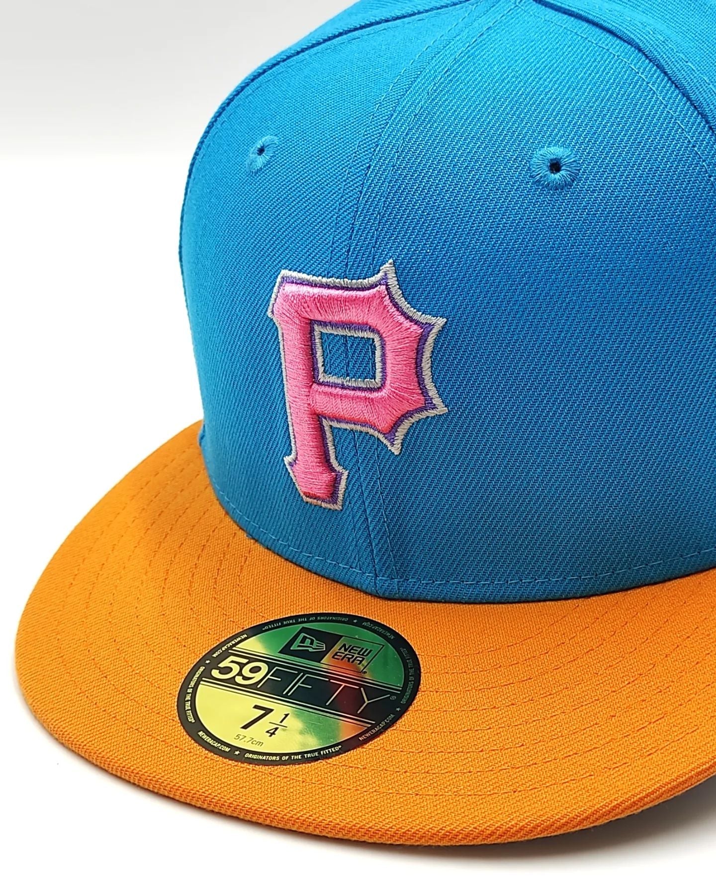 Exclusivo New Era 59Fifty Aux Pack Solo Gorra Pittsburgh Pirates 2006 All Star Game Patch - Azul claro, naranja, rosa