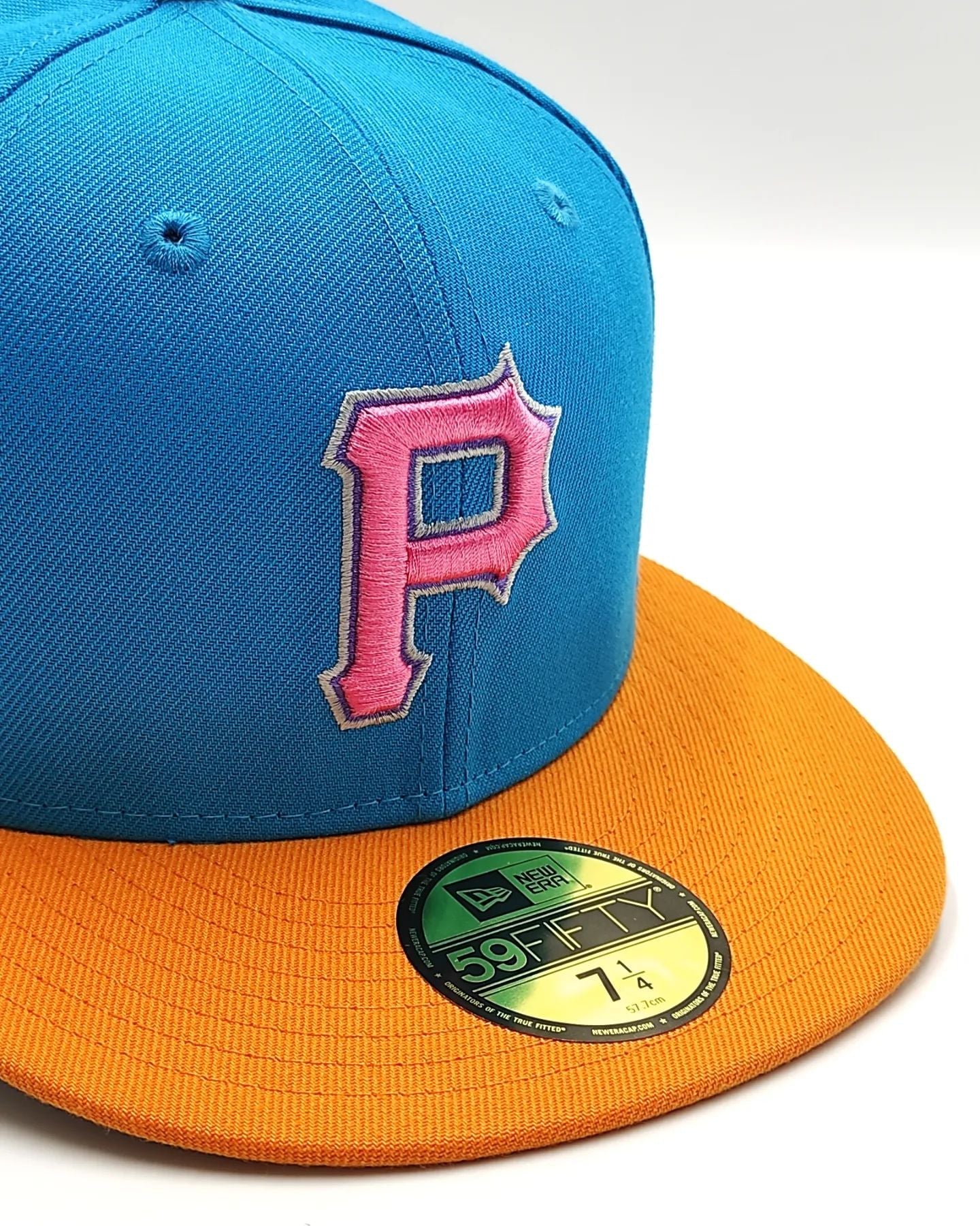 Exclusivo New Era 59Fifty Aux Pack Solo Gorra Pittsburgh Pirates 2006 All Star Game Patch - Azul claro, naranja, rosa