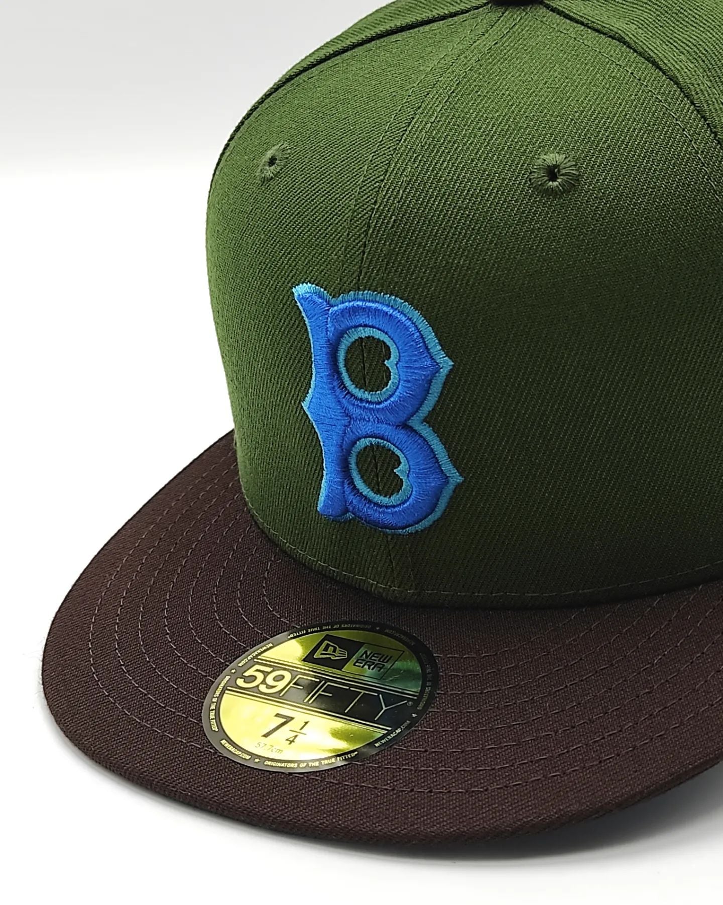 Gorra exclusiva New Era 59fifty parques Boston Red Sox 1946 parche All Star Game Olivo Marrón