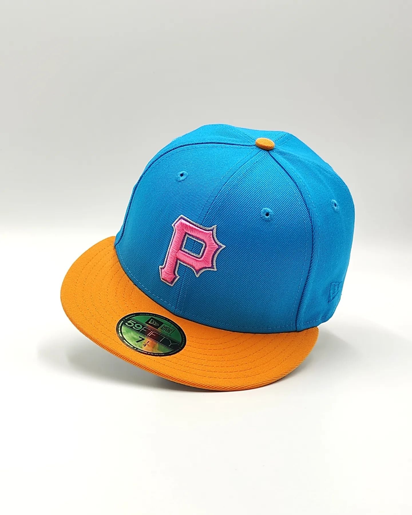 Exclusivo New Era 59Fifty Aux Pack Solo Gorra Pittsburgh Pirates 2006 All Star Game Patch - Azul claro, naranja, rosa