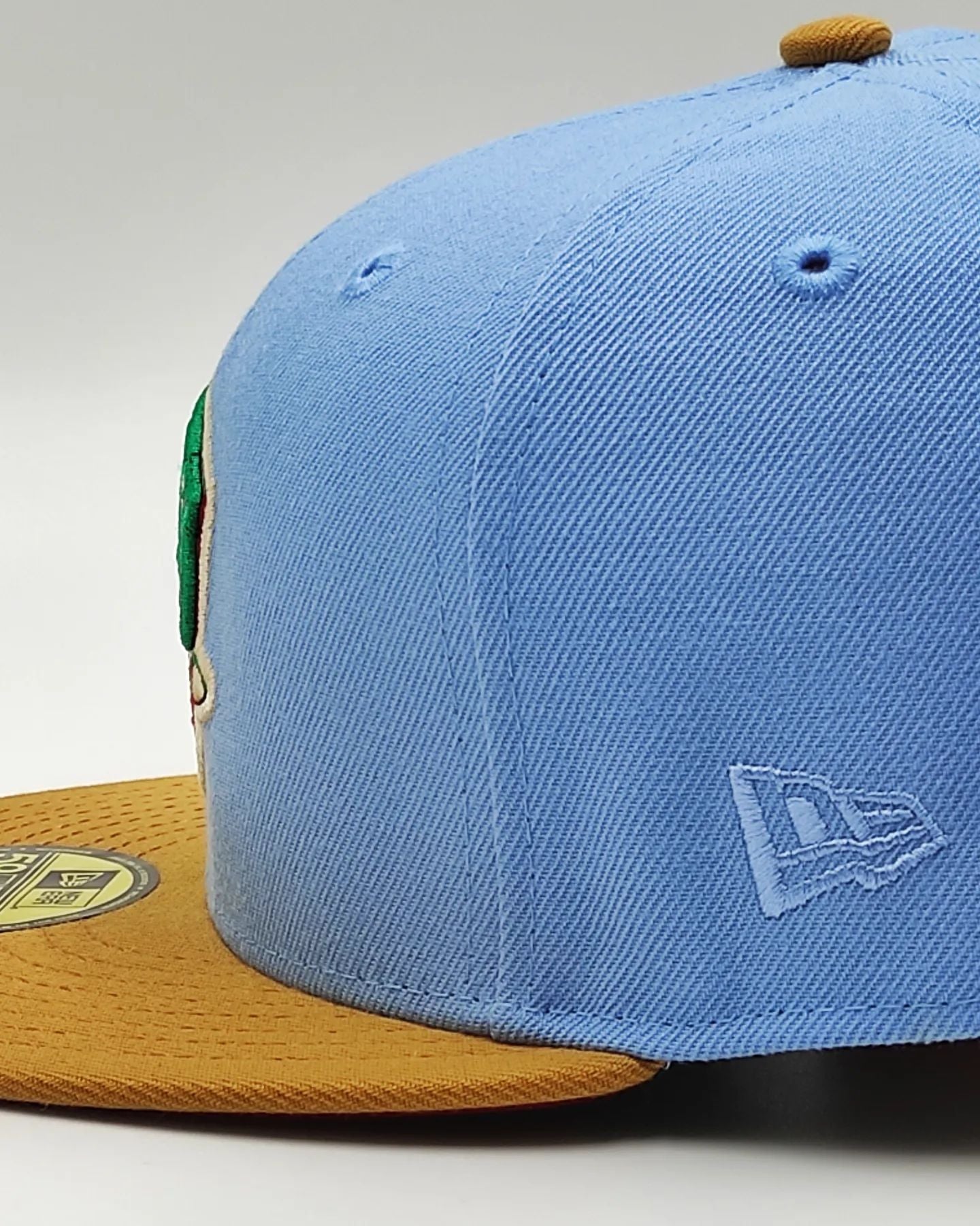 Gorra New Era 59Fifty Parks Smoldering Island Brooklyn Nets exclusiva - Azul Claro, Tan