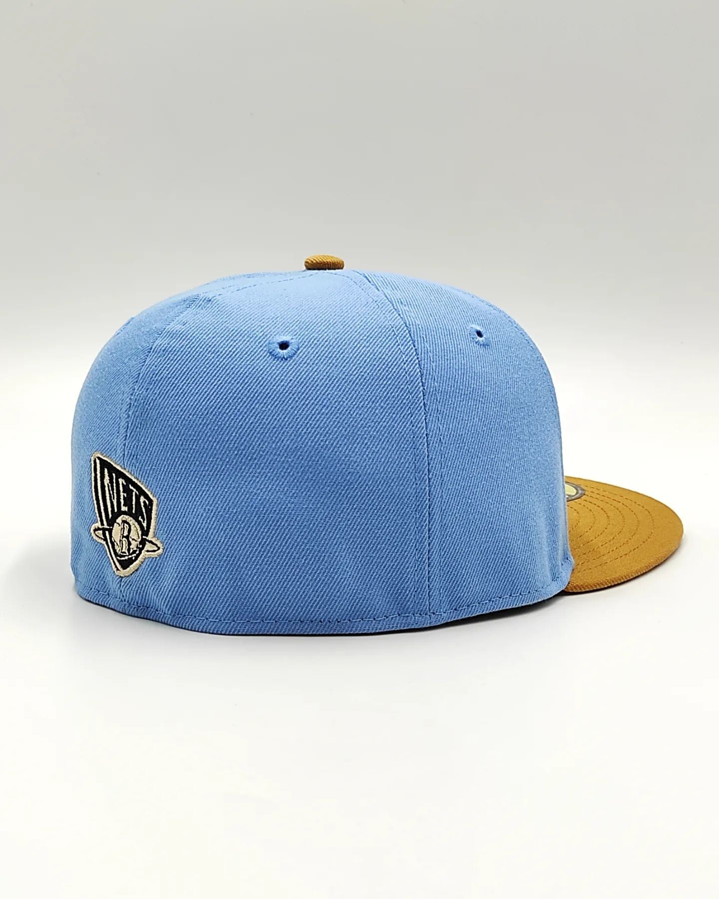 Gorra New Era 59Fifty Parks Smoldering Island Brooklyn Nets exclusiva - Azul Claro, Tan