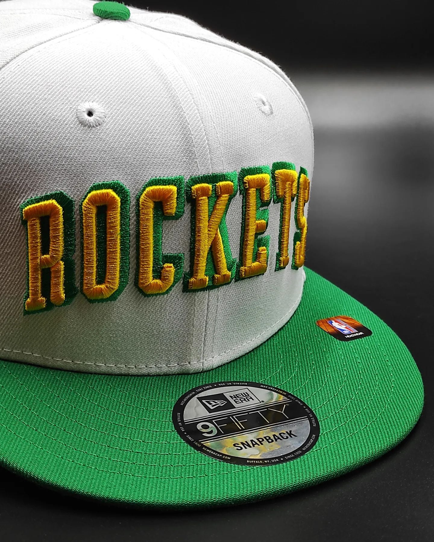 Gorra New Era San Diego Rockets 9Fifty estilo snapback de la colección de jerséis
