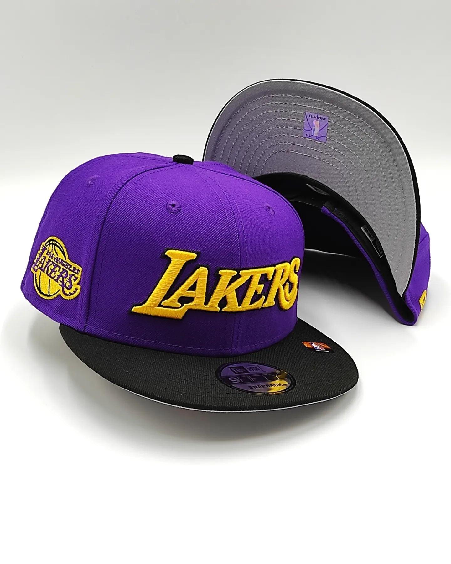 Gorra snapback New Era Los Angeles Lakers 9Fifty colección jersey