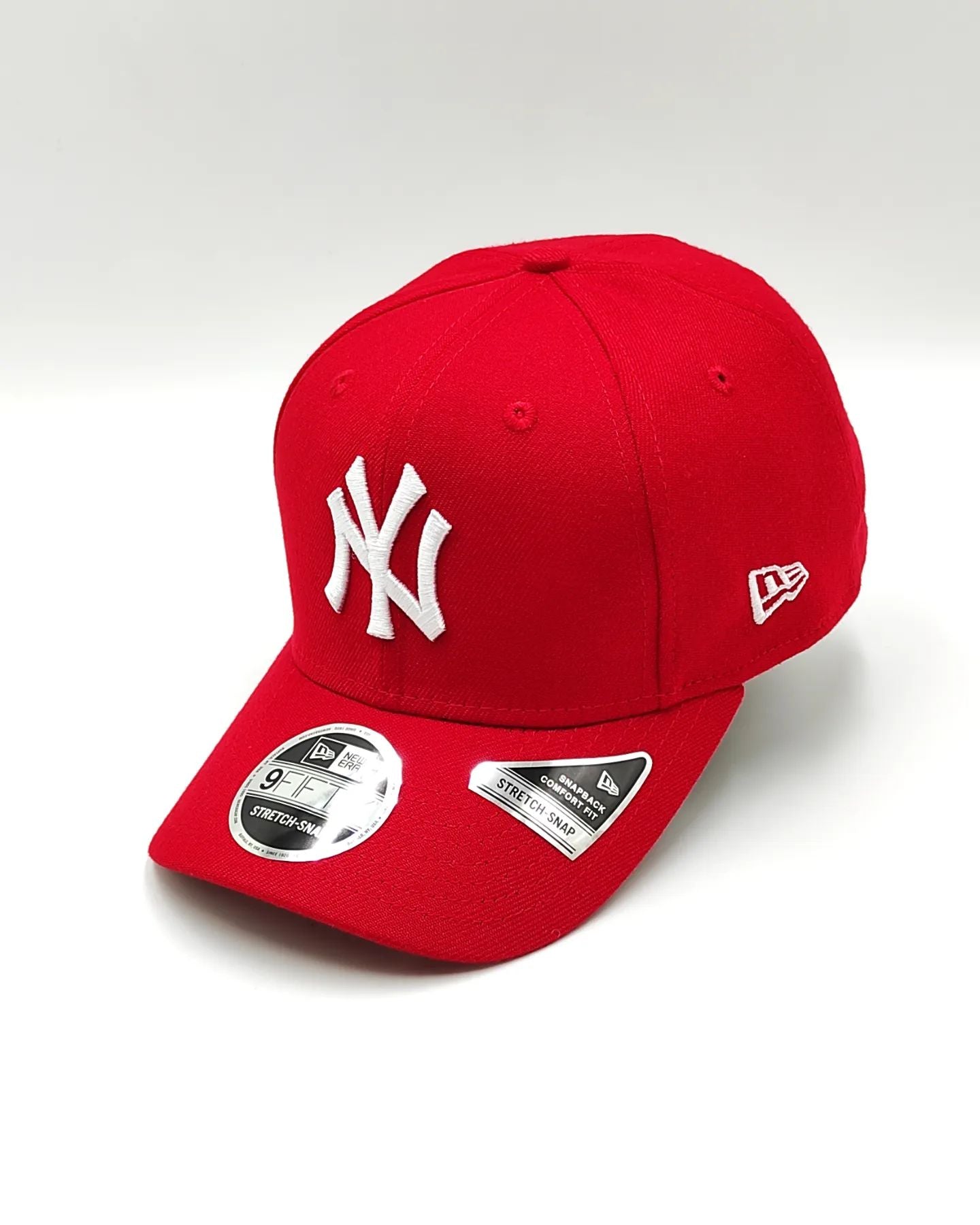 Gorra New Era 9FIFTY elástica y ajustable de los New York Yankees Roja