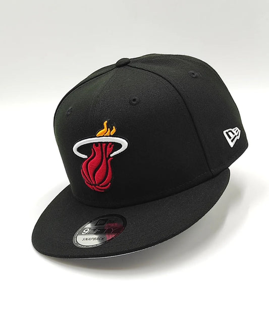 New Era gorra snapback 9fifty Miami Heat negra