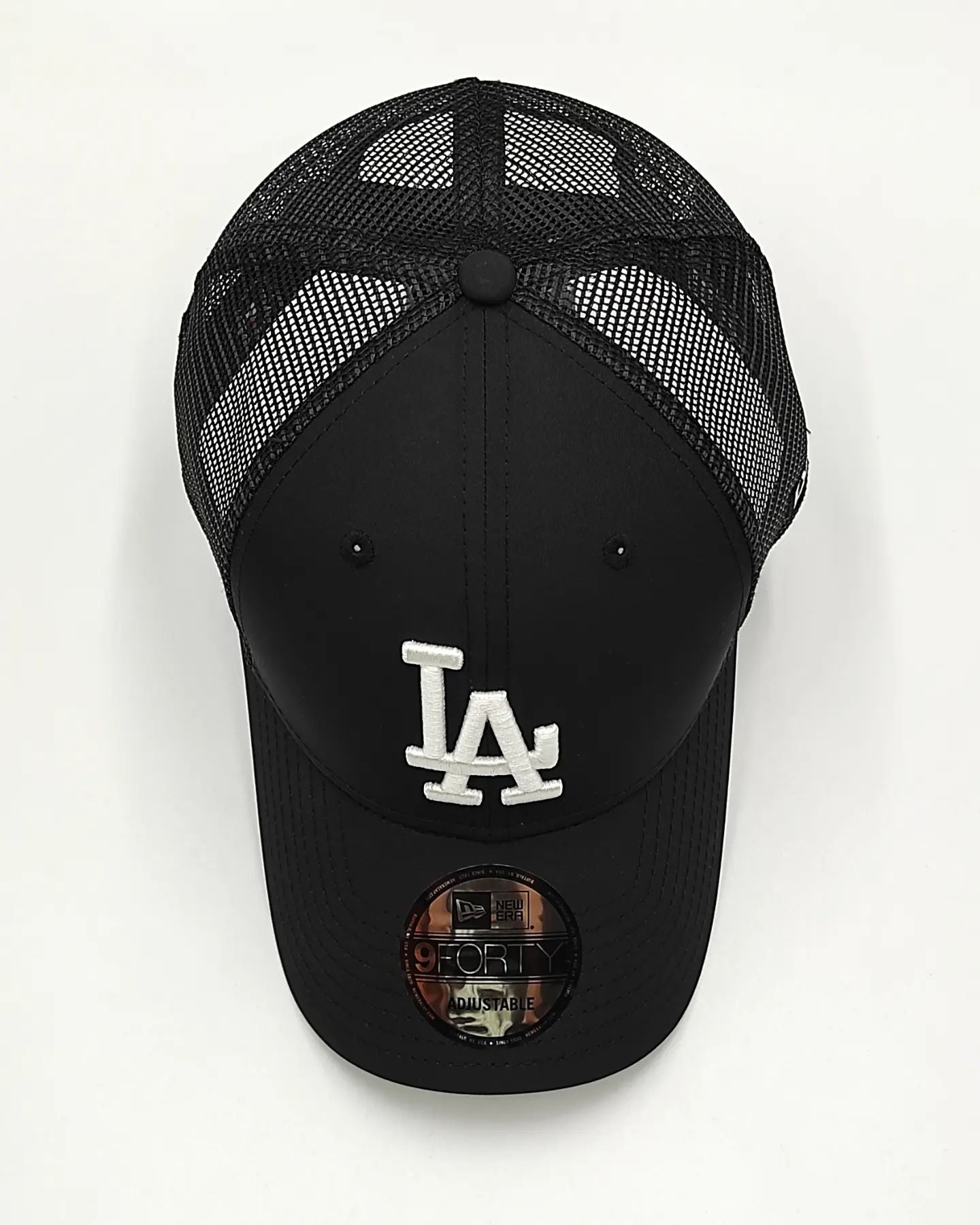 Gorra trucker negra New Era Los Angeles Dodgers