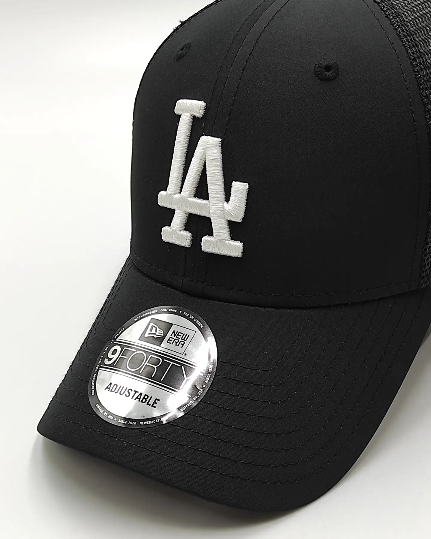Gorra trucker negra New Era Los Angeles Dodgers