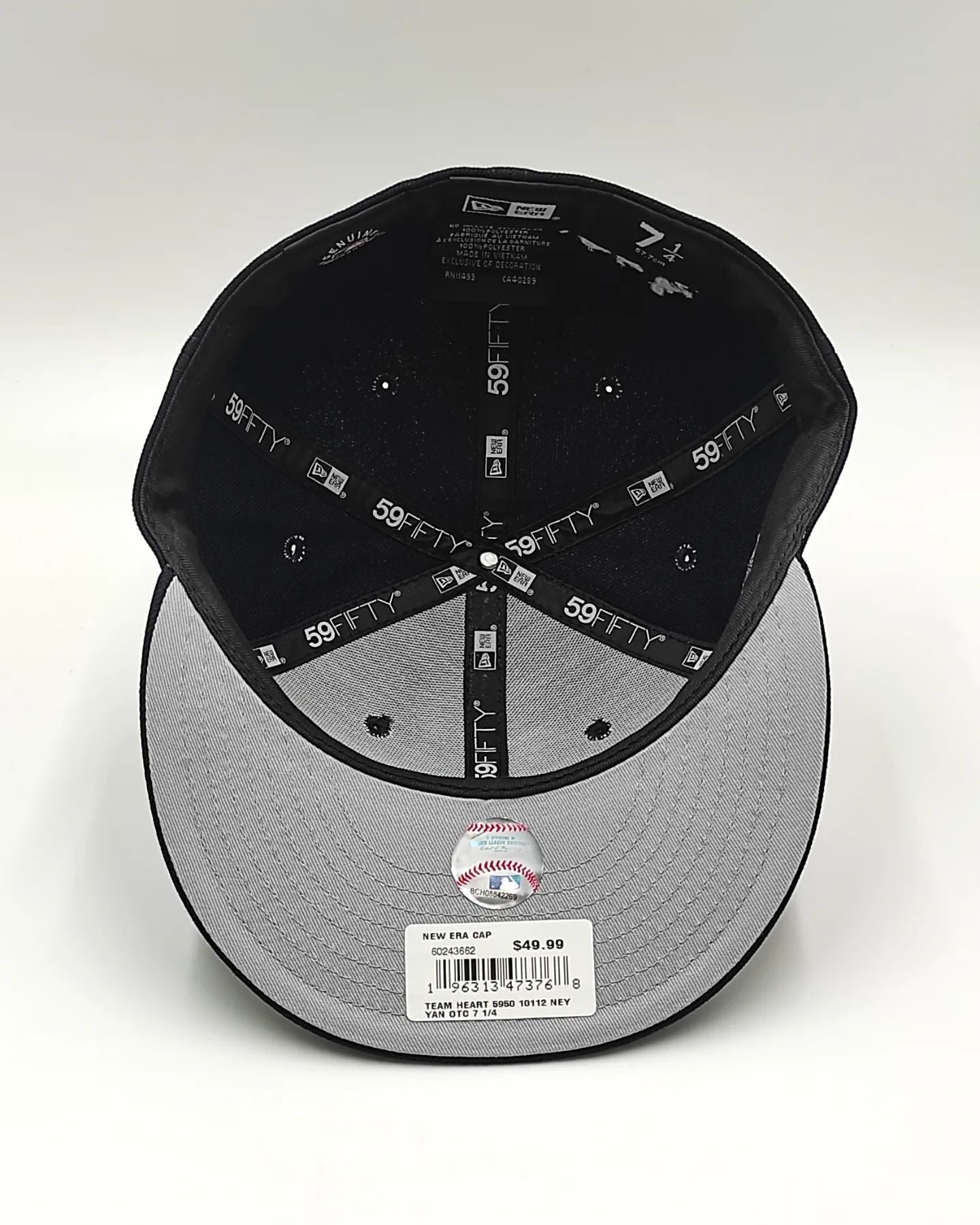 Gorra New Era Fitted 59Fifty MLB New York Yankees 1996 WORLD SERIES Exclusiva TEAM HEARTS - Azul marino